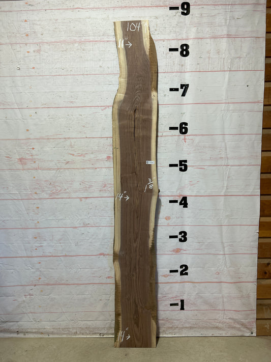Live Edge Walnut Sku#26415M-14