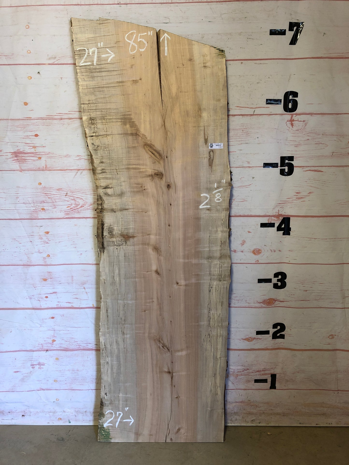 Live Edge Maple Sku#22718B-32