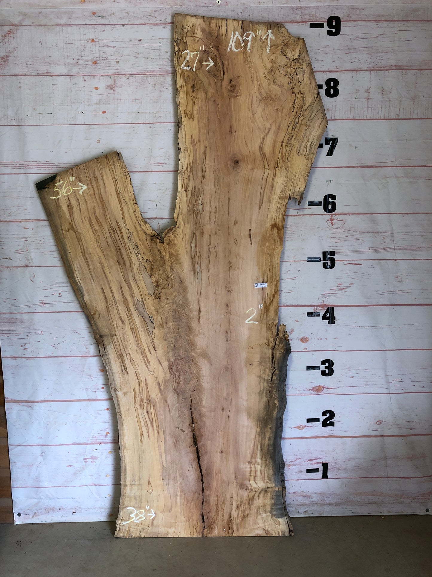 Live Edge Spalted Maple Sku#23552S-64