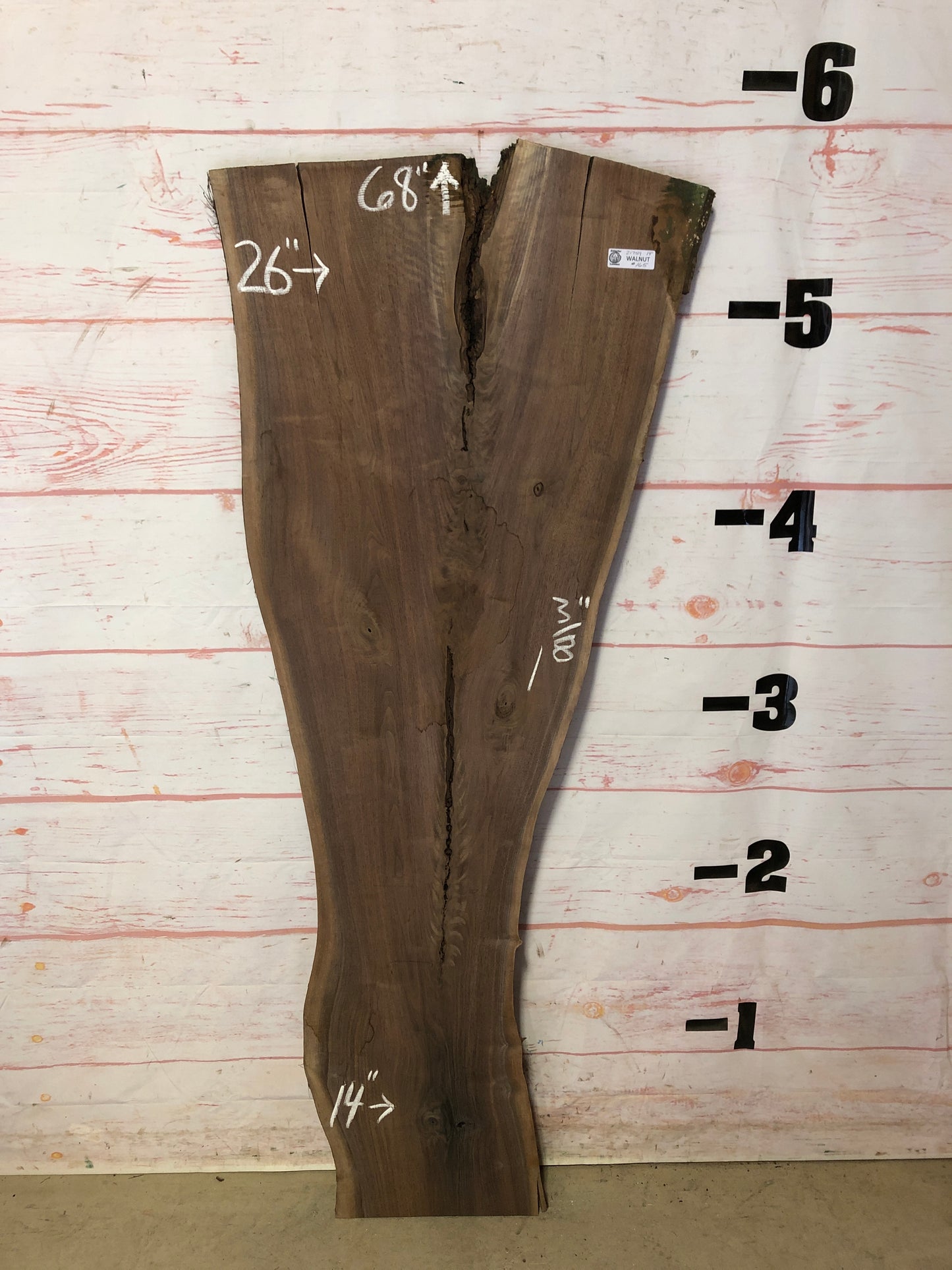 Live Edge Walnut Sku# 21759A-14