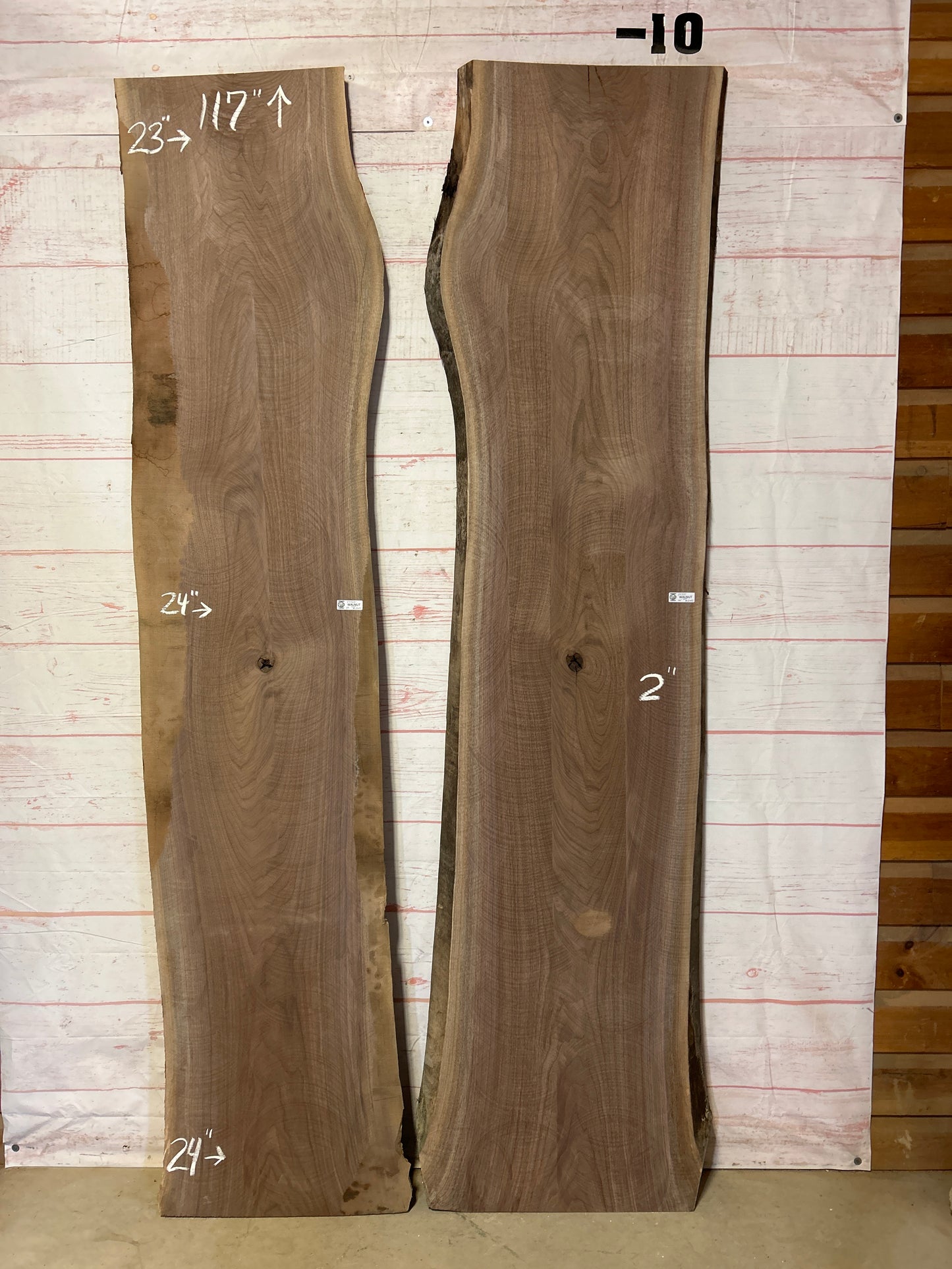 LiveEdge Walnut Set Sku#24320K-83