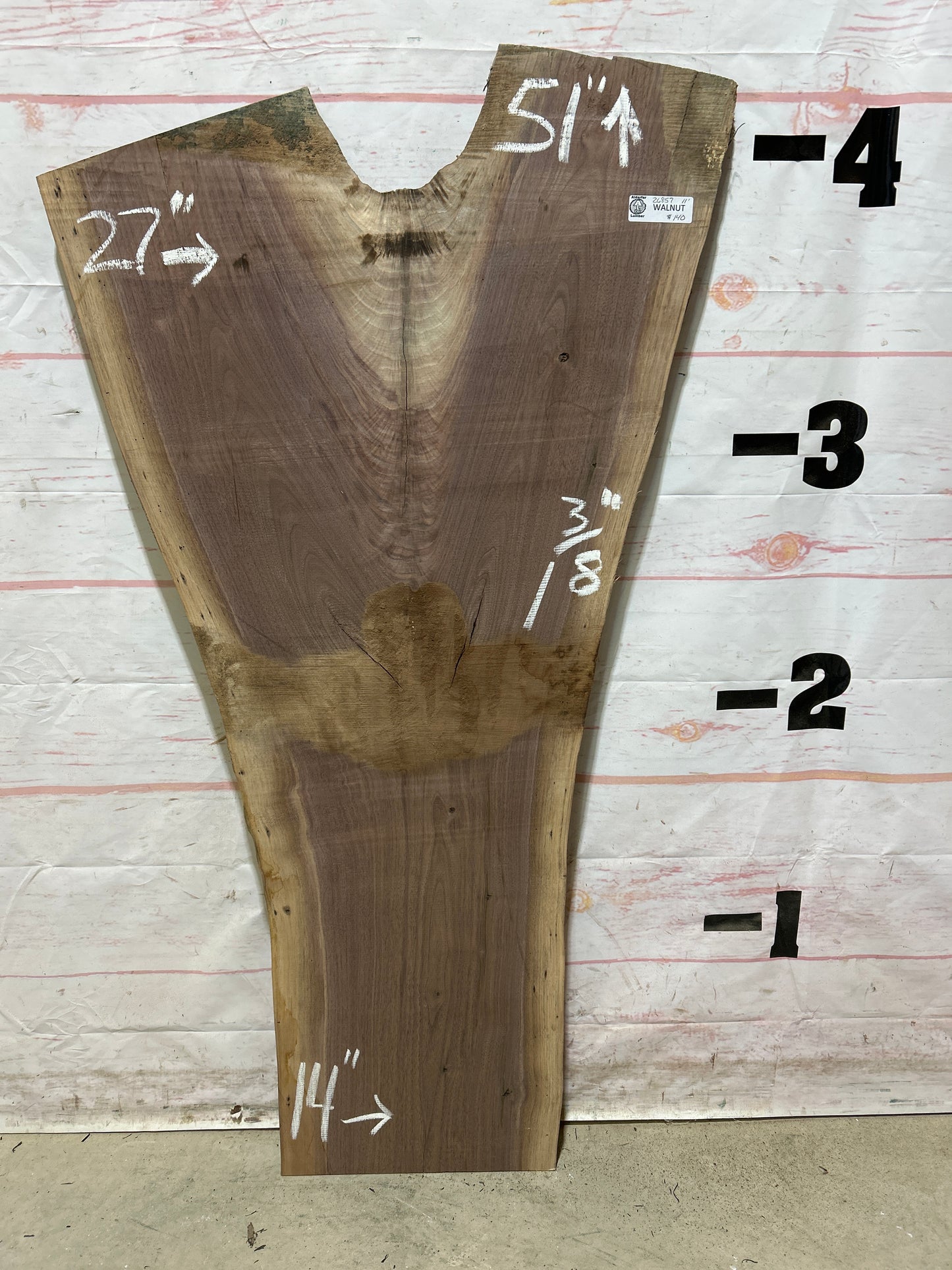 Live Edge Walnut Sku#26857M-11