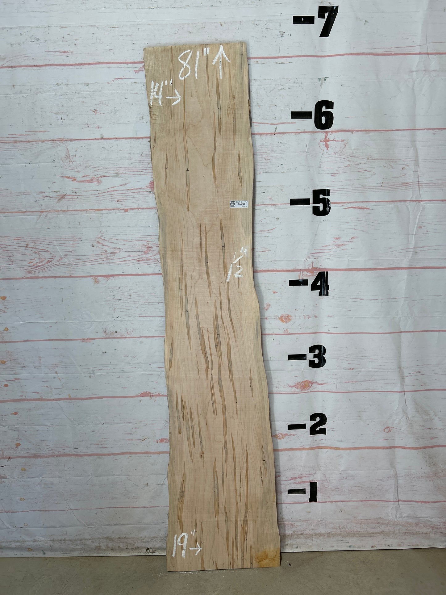 Live Edge Maple Sku#26715E-14