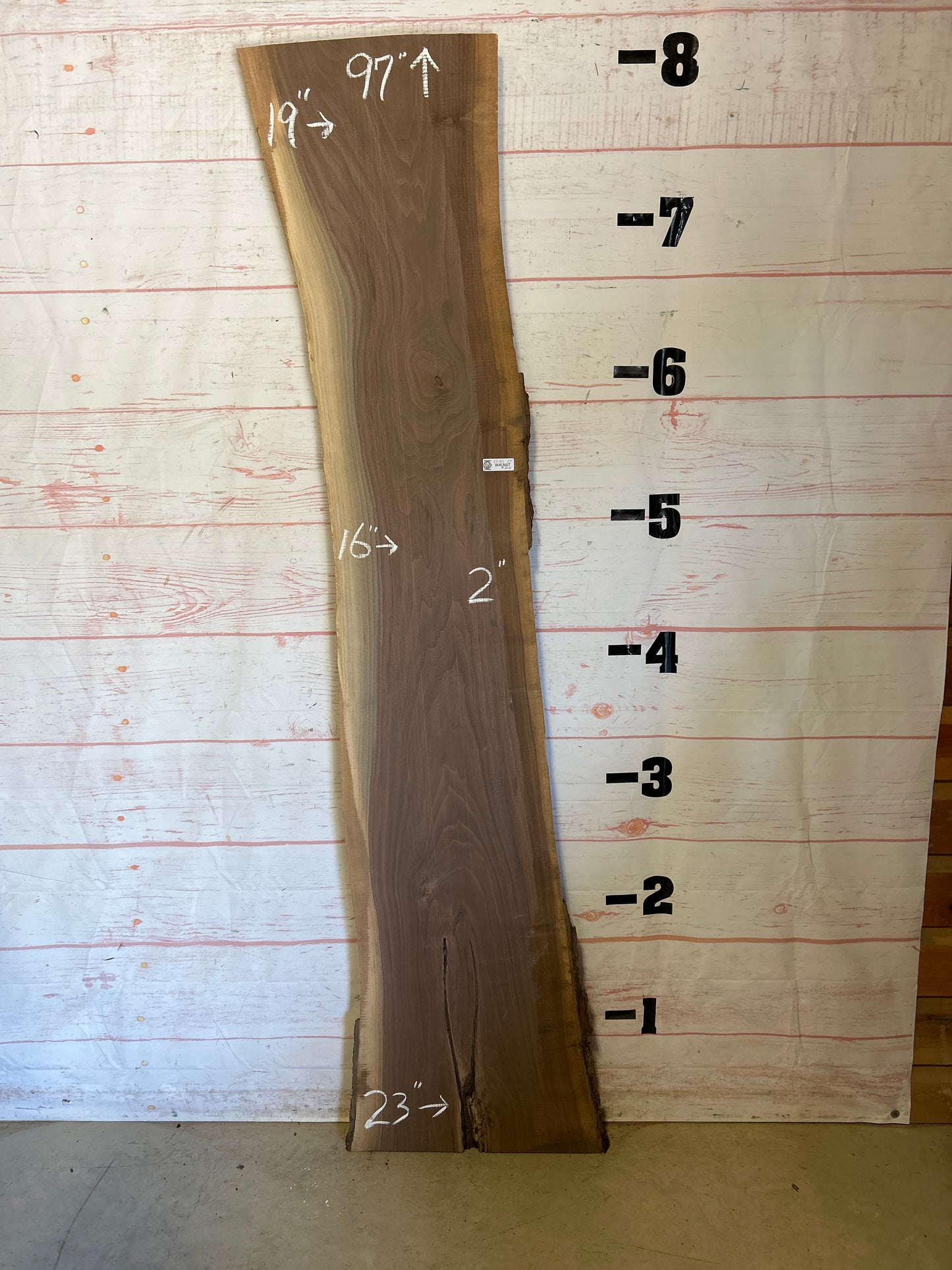 Live Edge Walnut Sku# 23783J-27