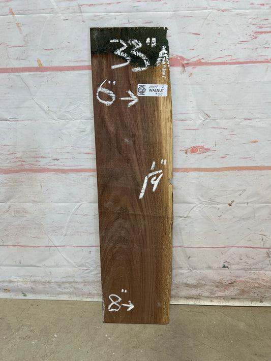 Live Edge Walnut Sku#25444M-2