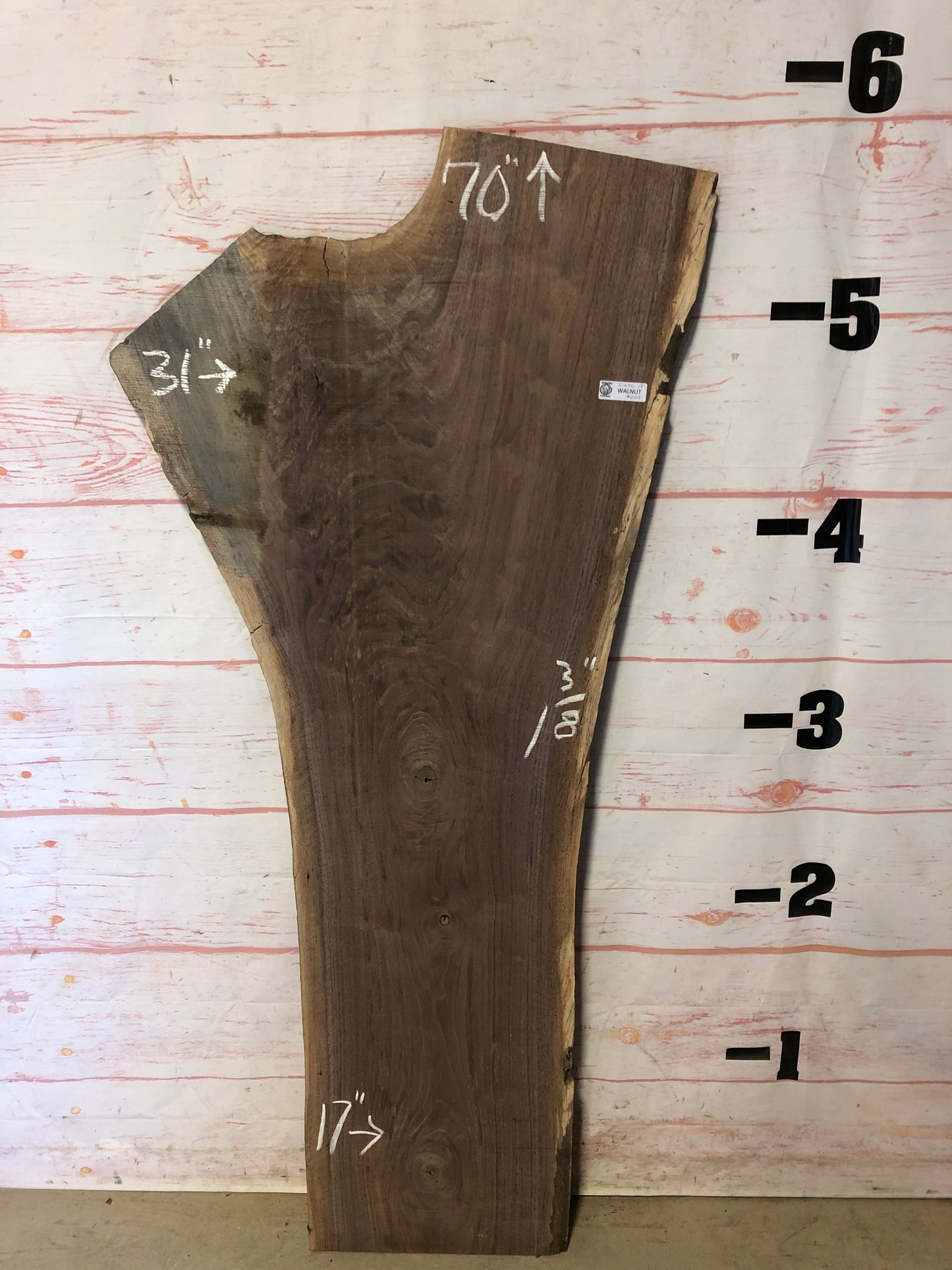 Live Edge Walnut Sku# 21696A-18