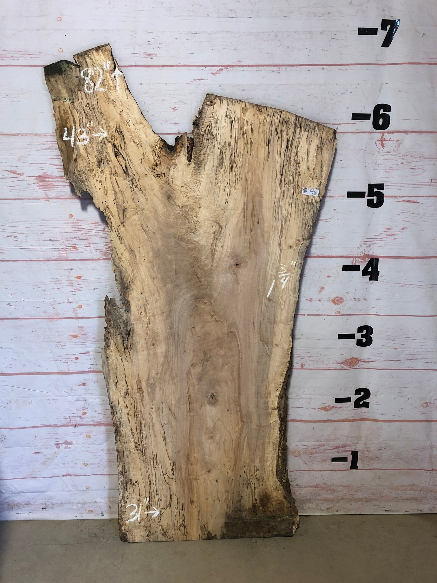 Live Edge Spalted Maple Sku#23218S-37