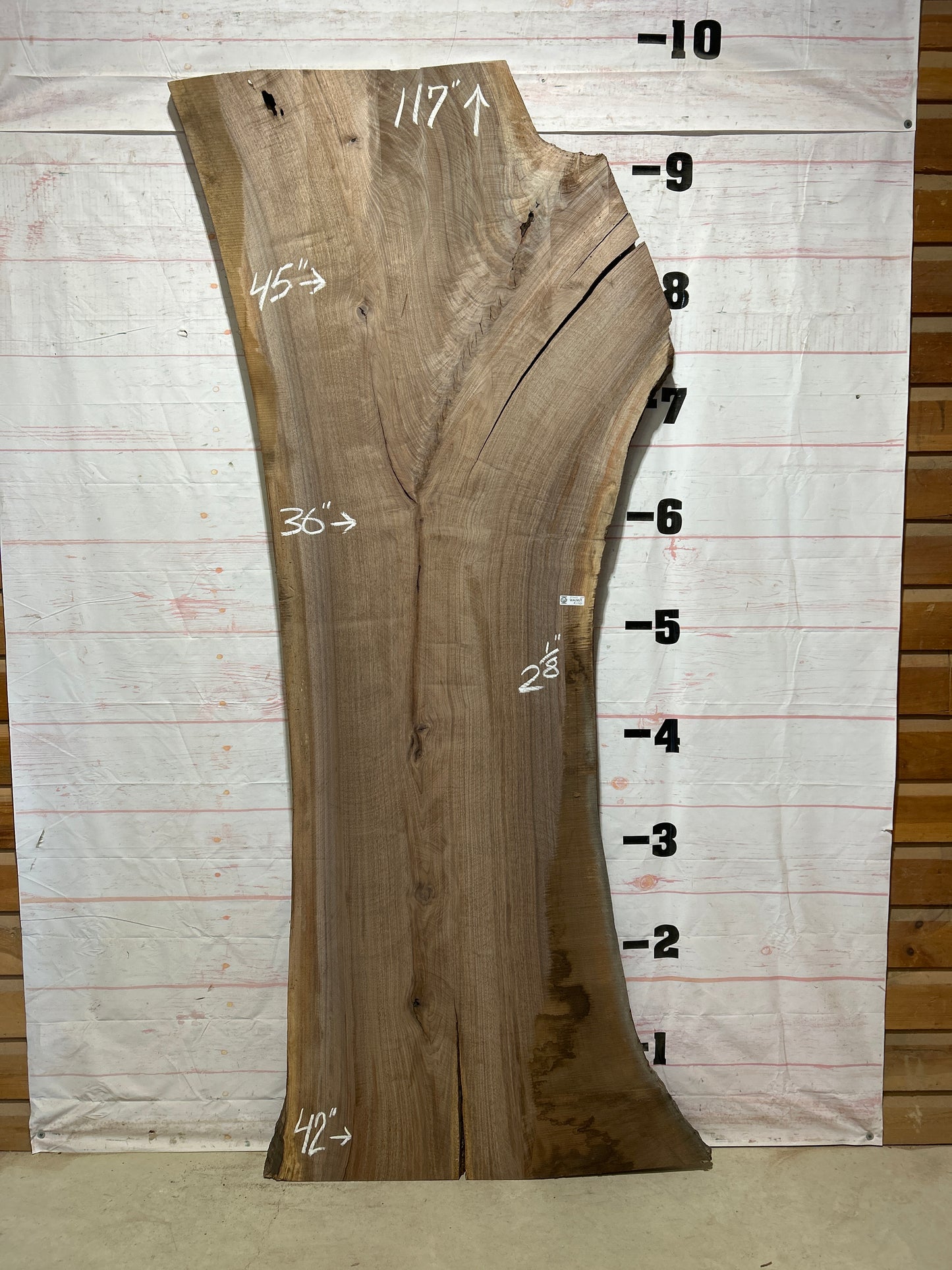 Live Edge Walnut Sku#27145-67