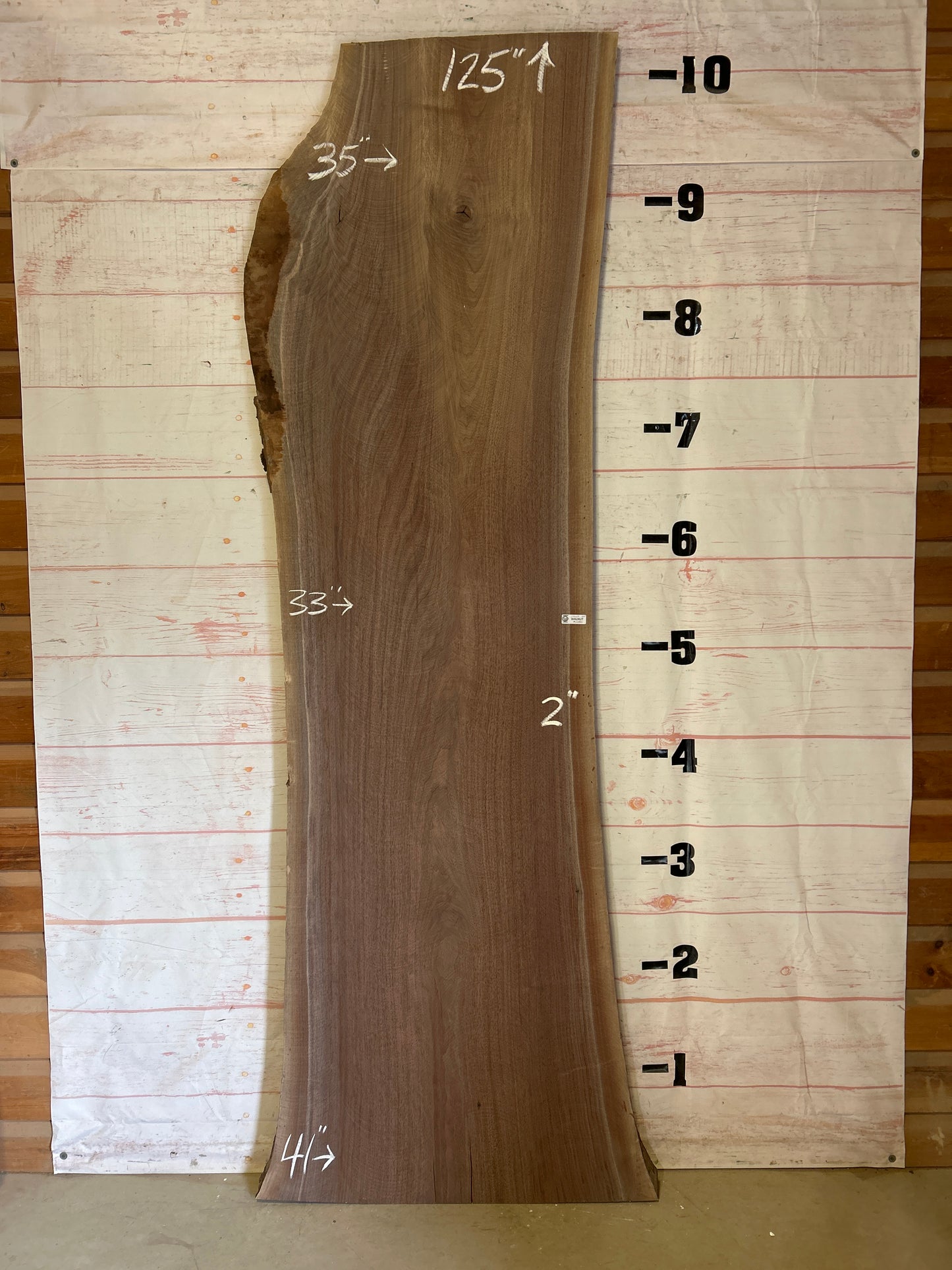 Live Edge Walnut Sku#24669-64