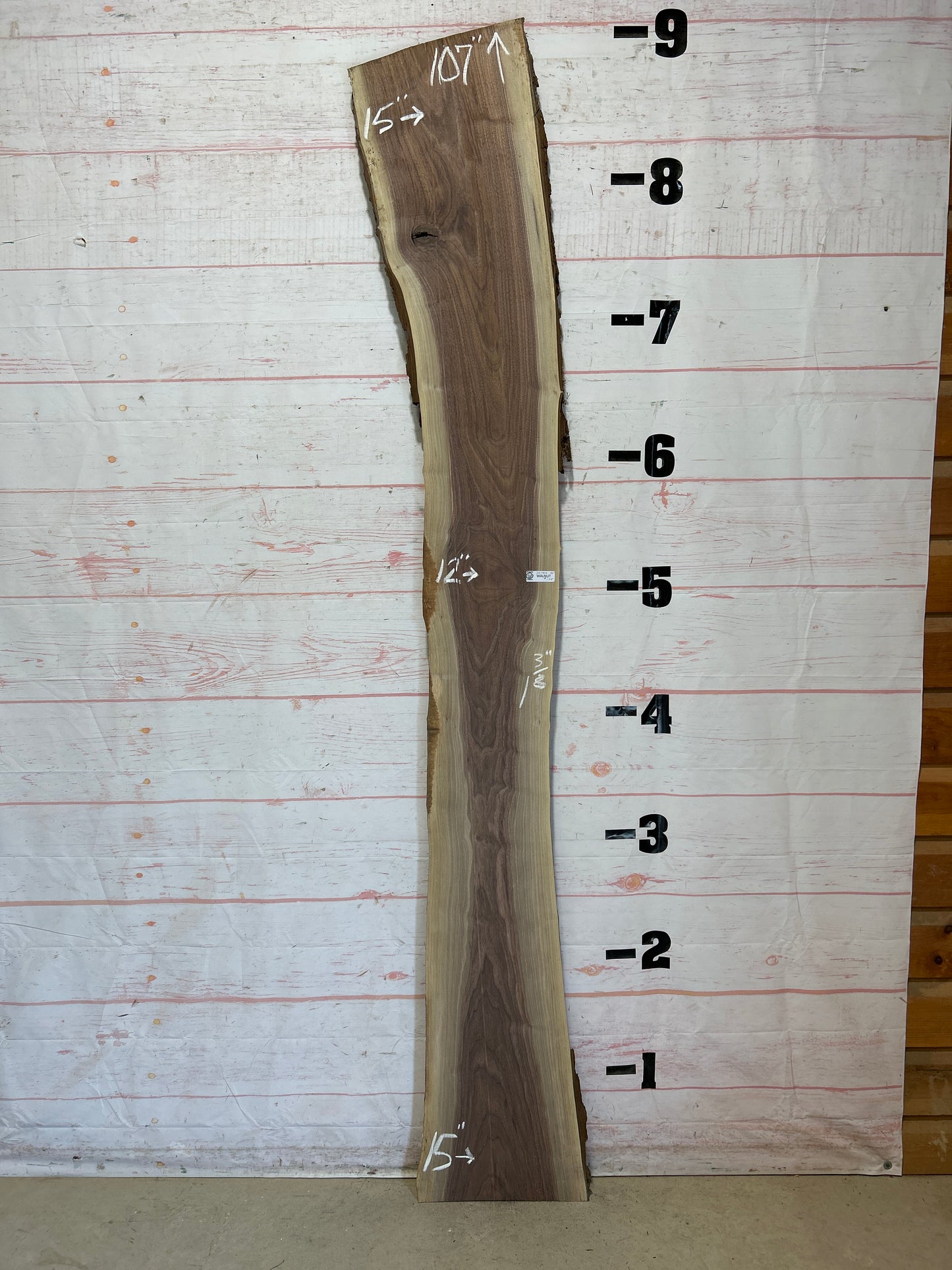 Live Edge Walnut Sku#25784M-16
