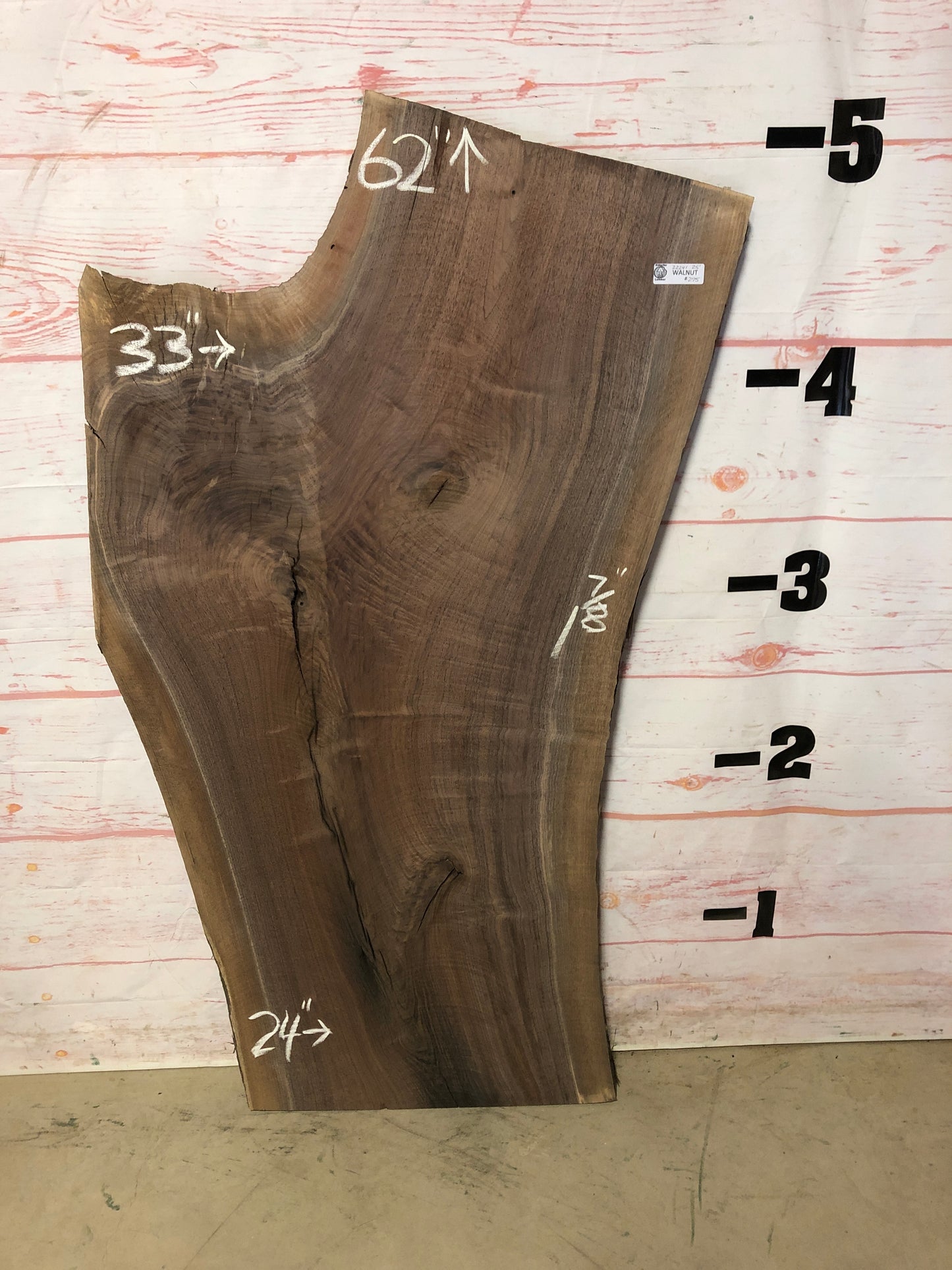 Live Edge Walnut Sku# 22241-25