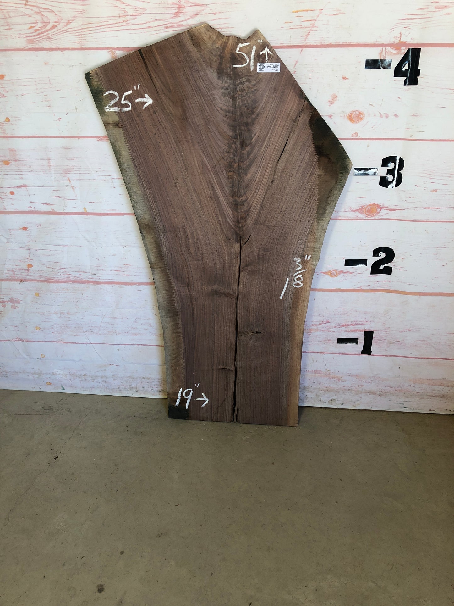 Live Edge Walnut Sku#23286M-12