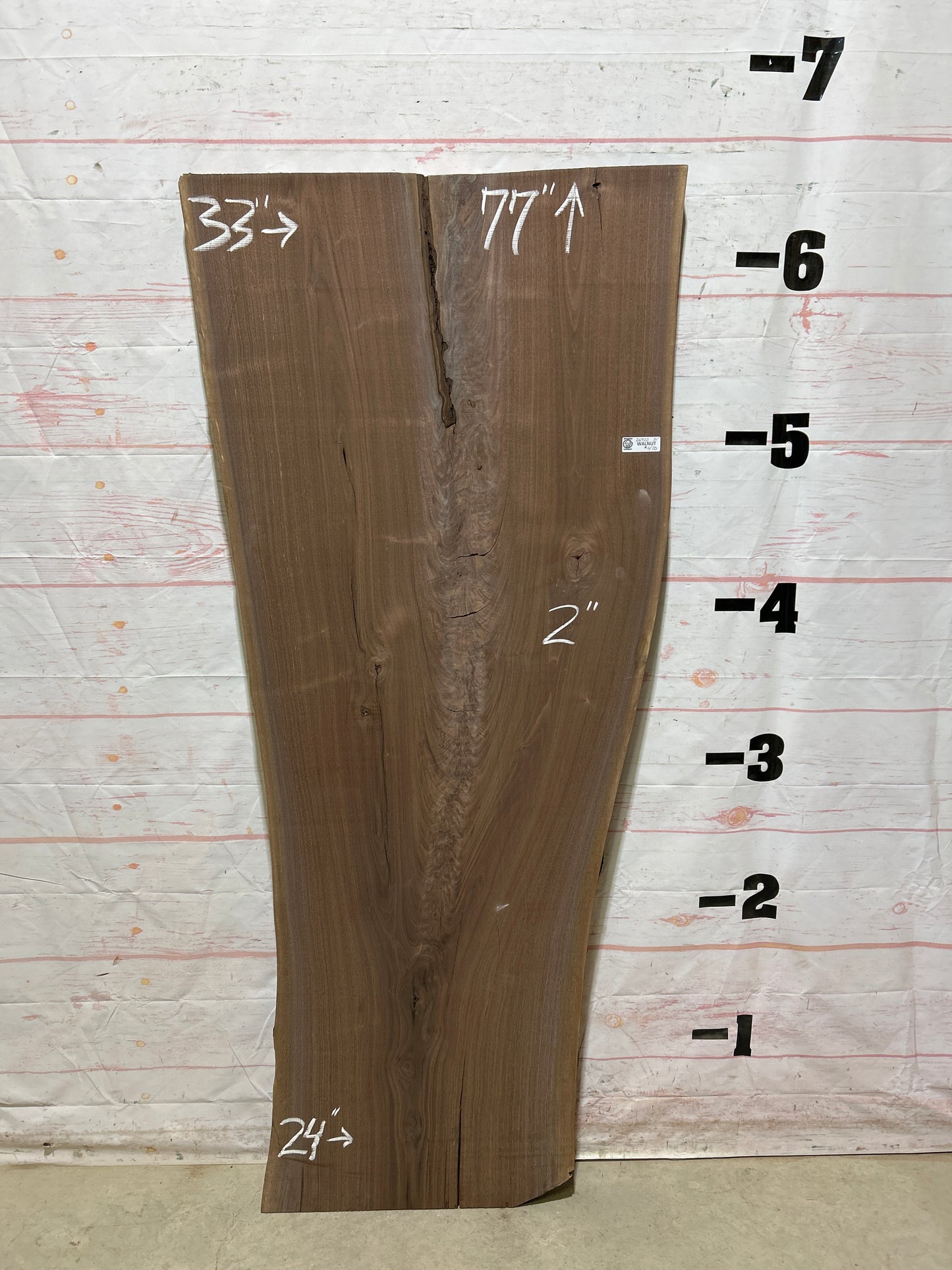 Live Edge Walnut Sku#26922-31