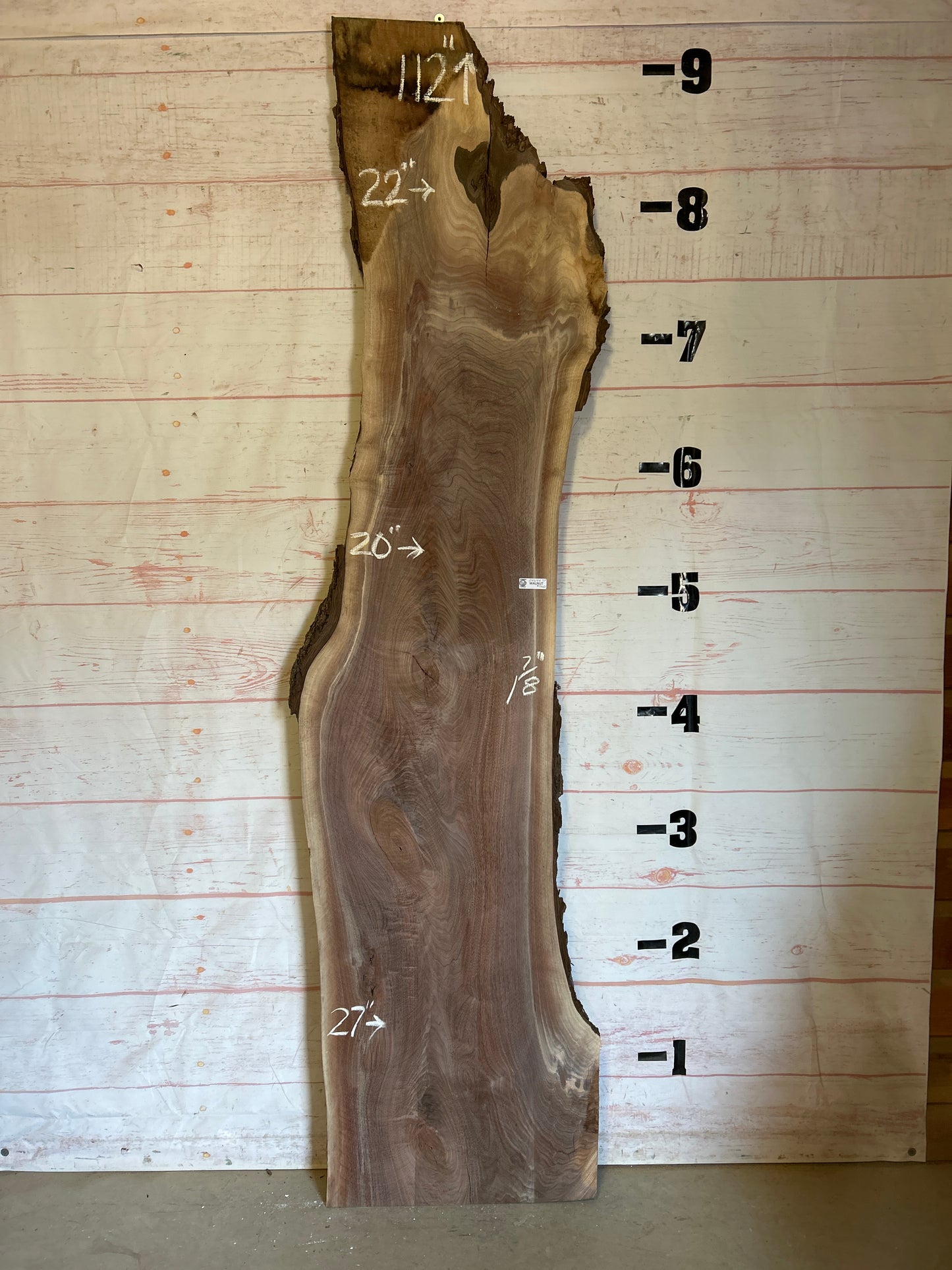 Live Edge Walnut Sku#24644K-37