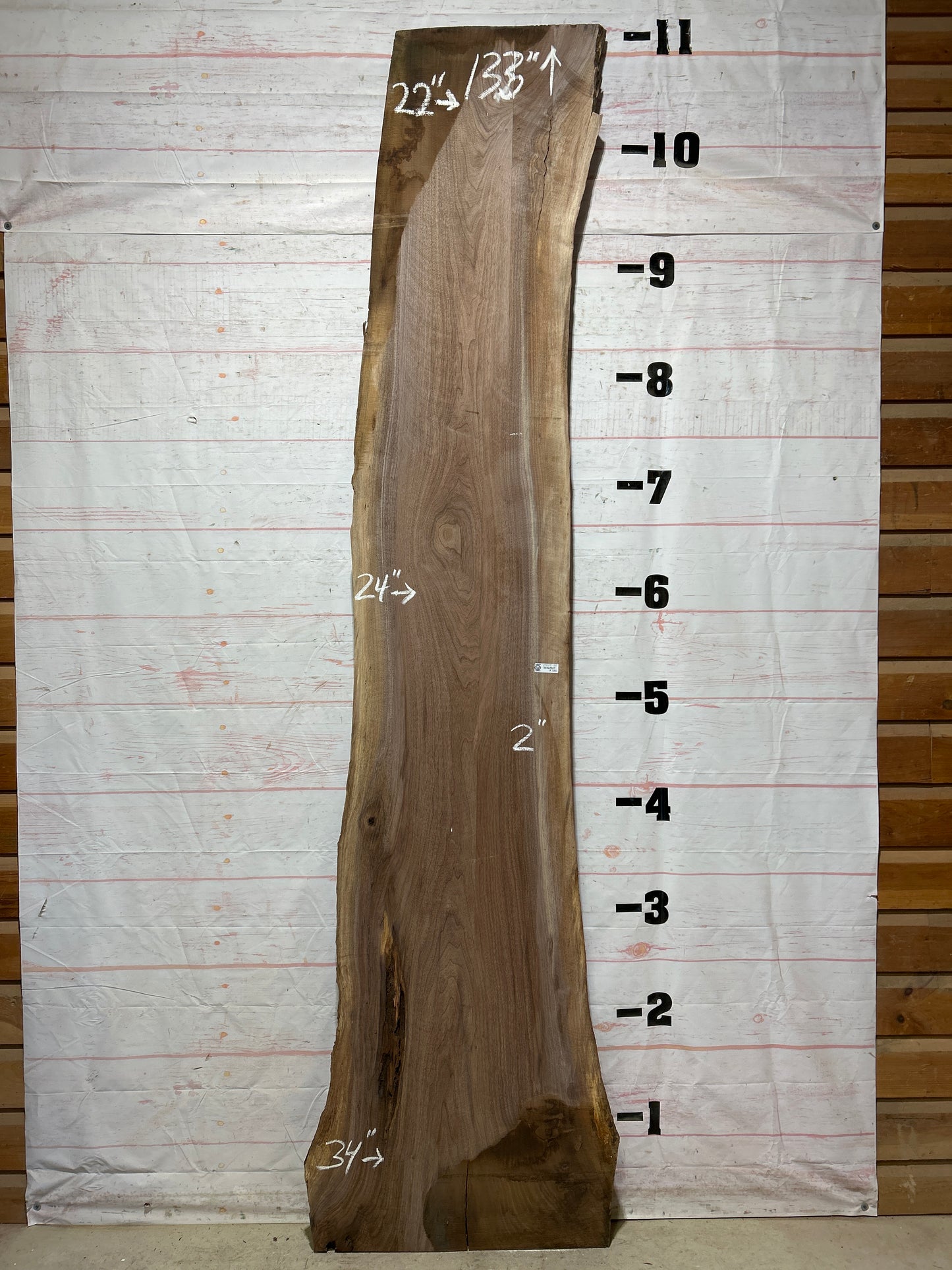 Live Edge Walnut Sku#27029K-52