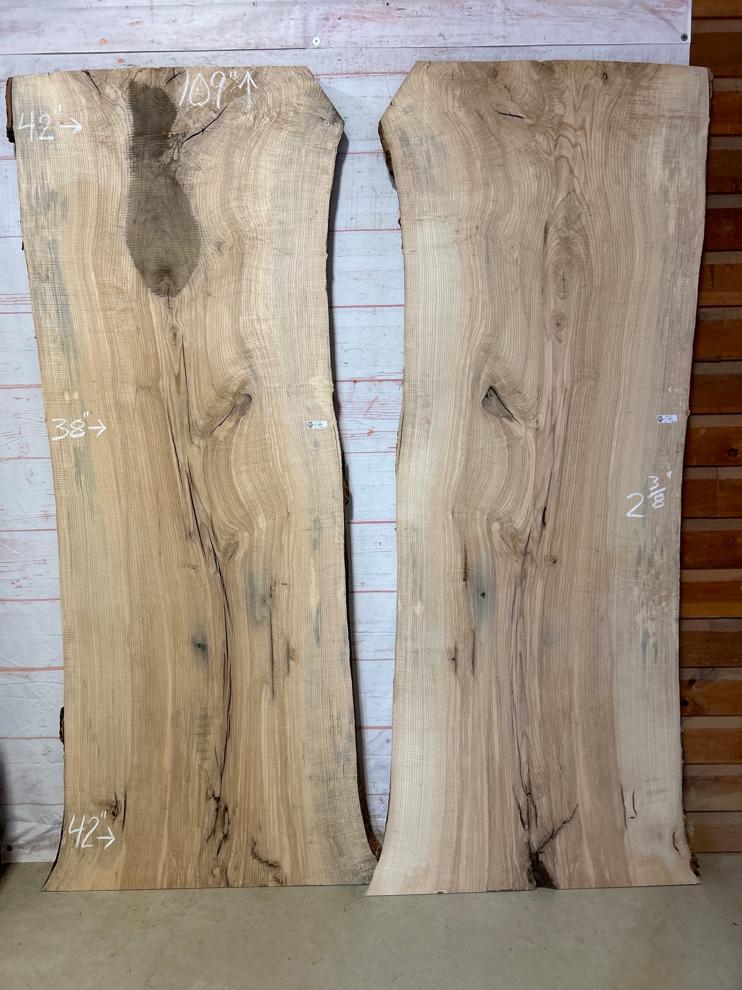 LiveEdge Curly Ash Set Sku#24224-152