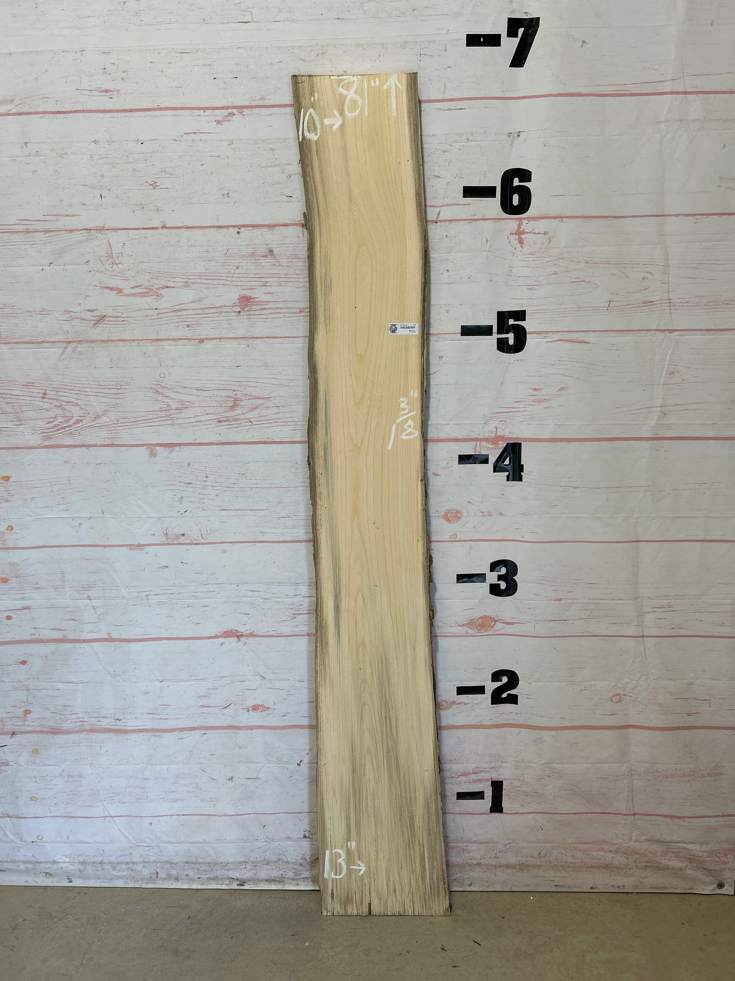 Live Edge Hackberry Sku#25801D-10
