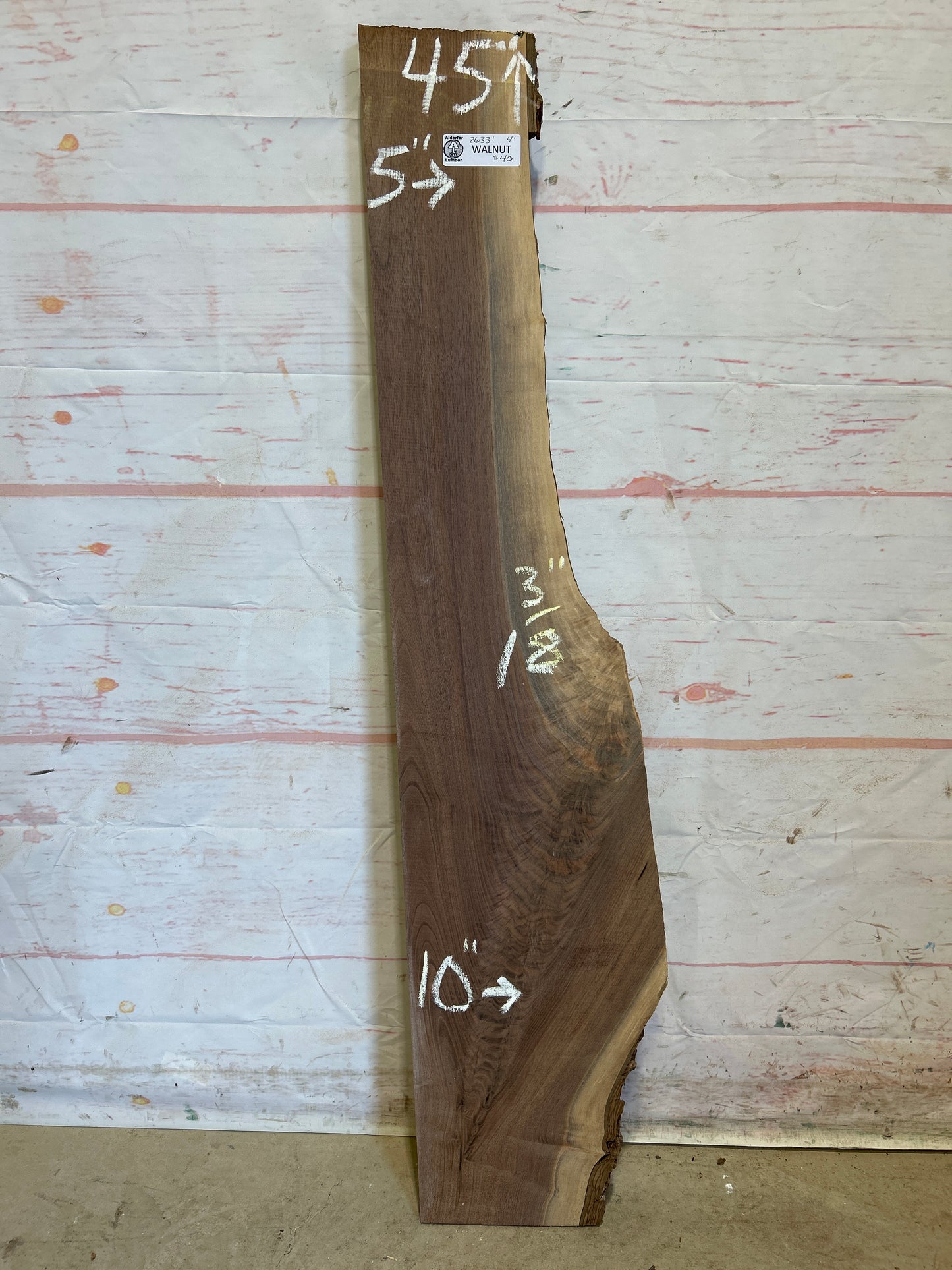 Live Edge Walnut Sku#26331M-4