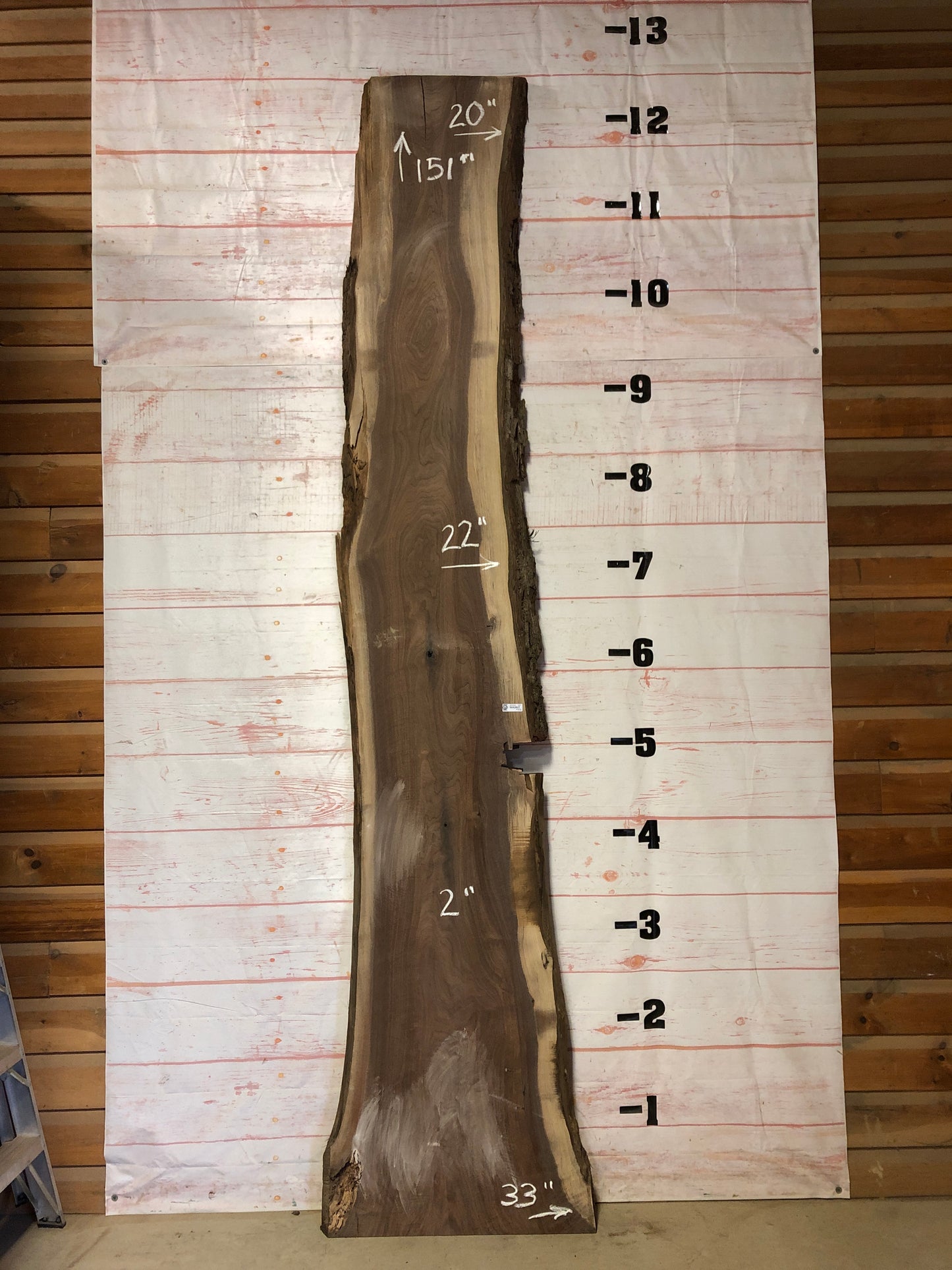 Live Edge Walnut Sku# 21521-57