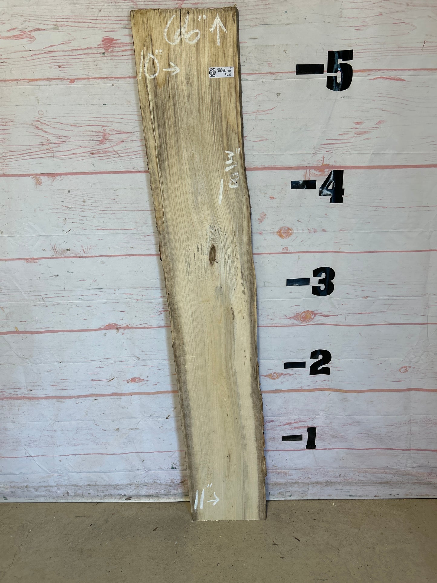 Live Edge Hackberry Sku#25810D-8