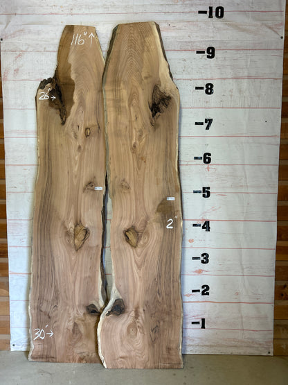Live Edge Butternut Set Sku#25195-90