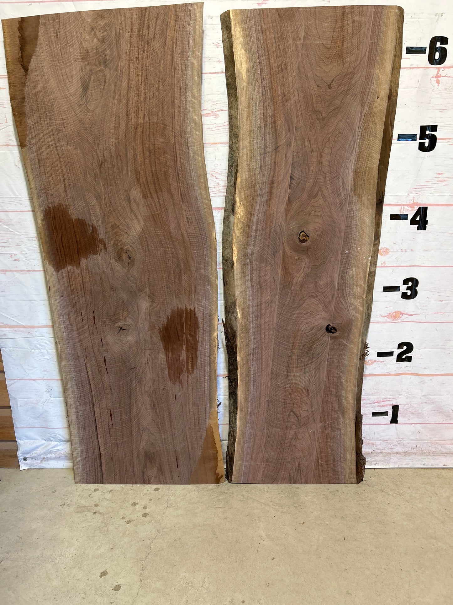 Live Edge Walnut Set Sku#26364F-54