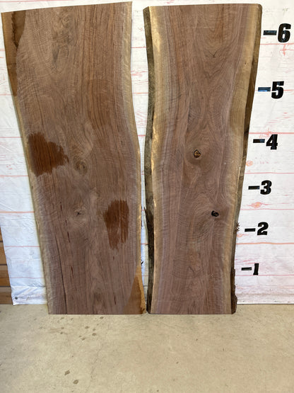 Live Edge Walnut Set Sku#26364F-54