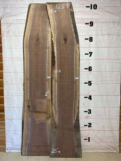 Live Edge Walnut Set Sku#26189K-76