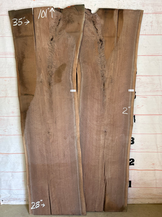 Live Edge Walnut Set Sku#25175K-90