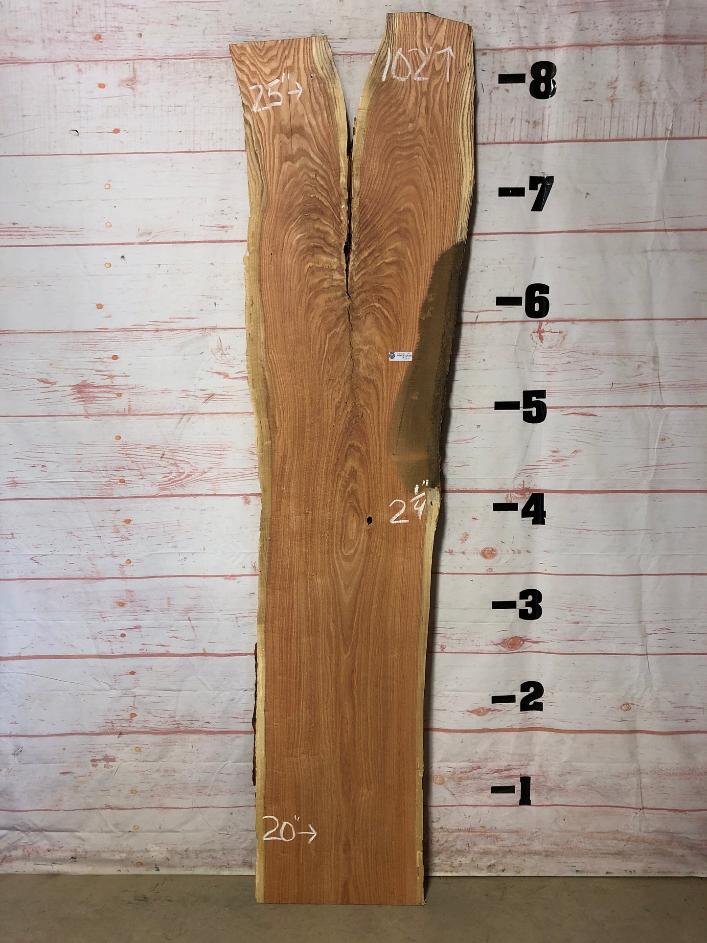 Live Edge Honey Locust Sku# 22606-37