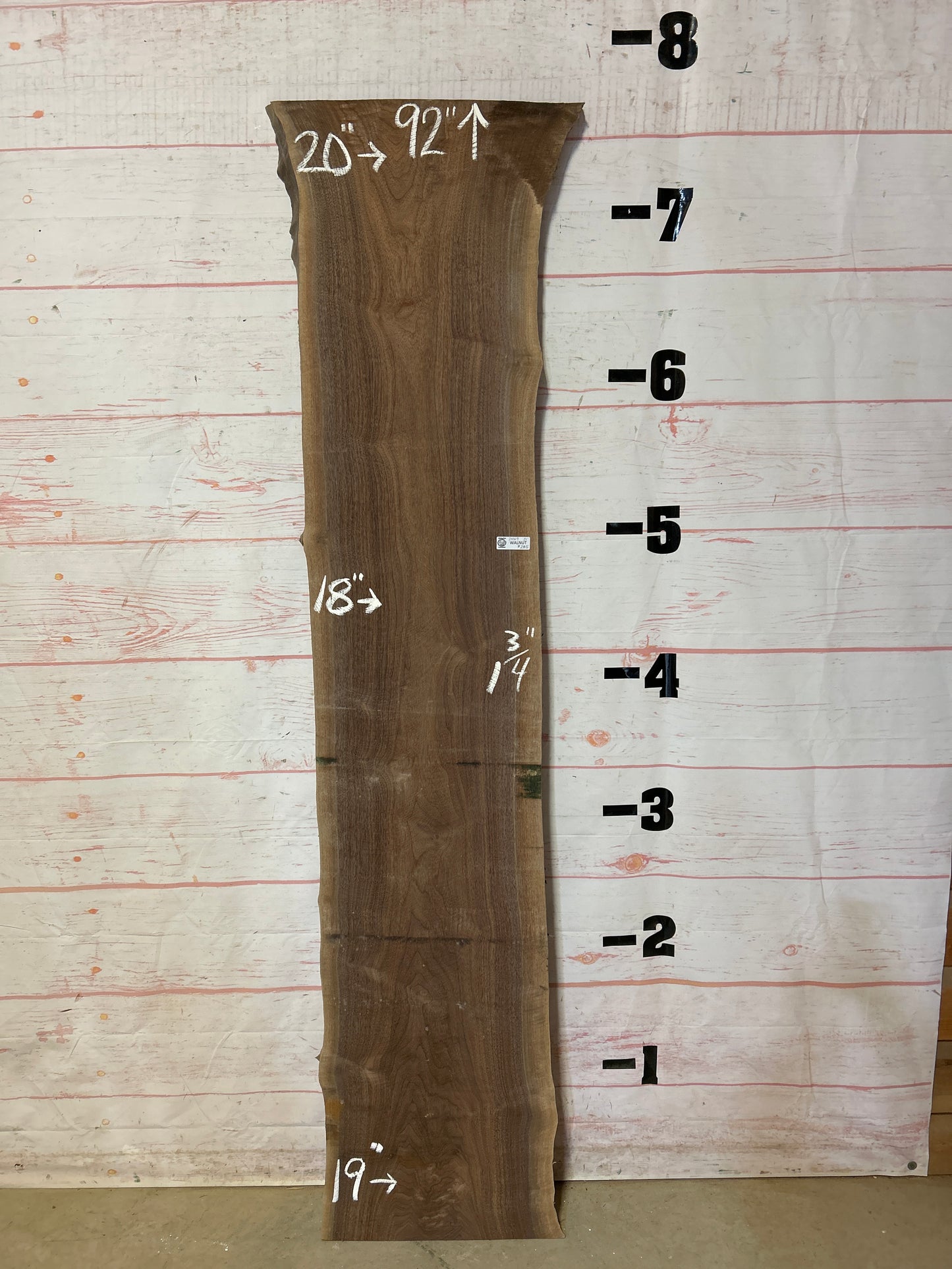 Live Edge Walnut Sku# 24319F-21