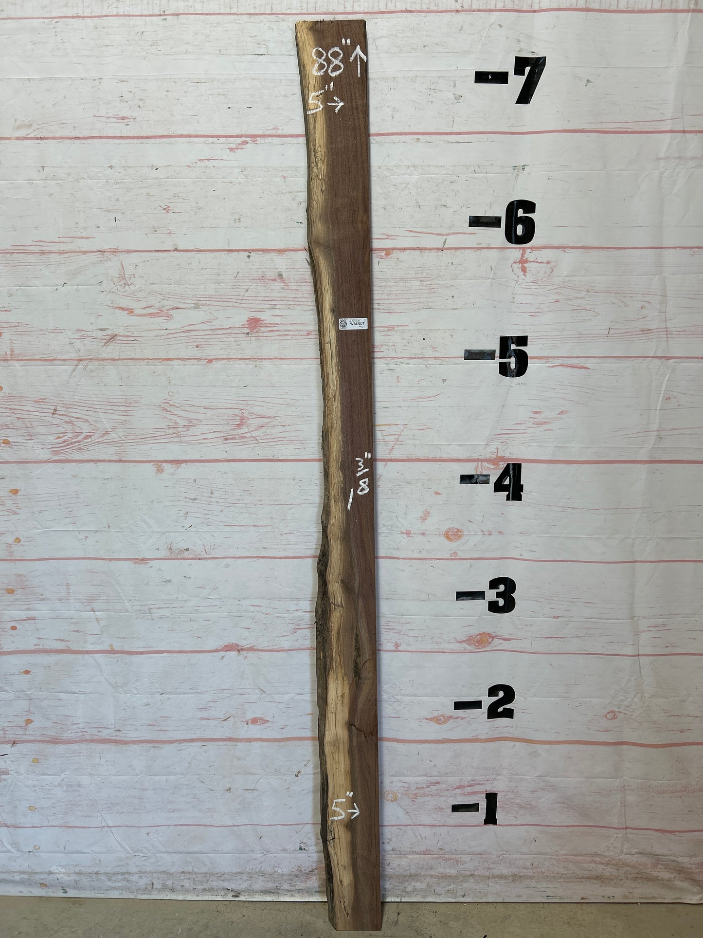 Live Edge Walnut Sku#25955C-5