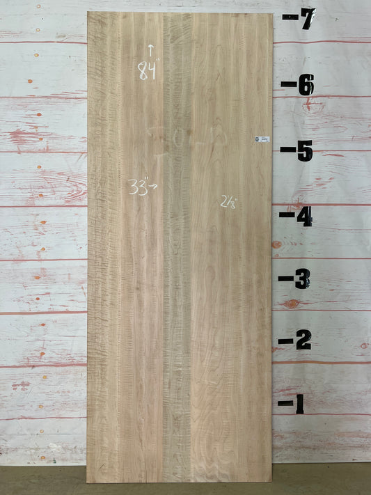 Straight Edge Curly Maple Top Sku# 21073-73