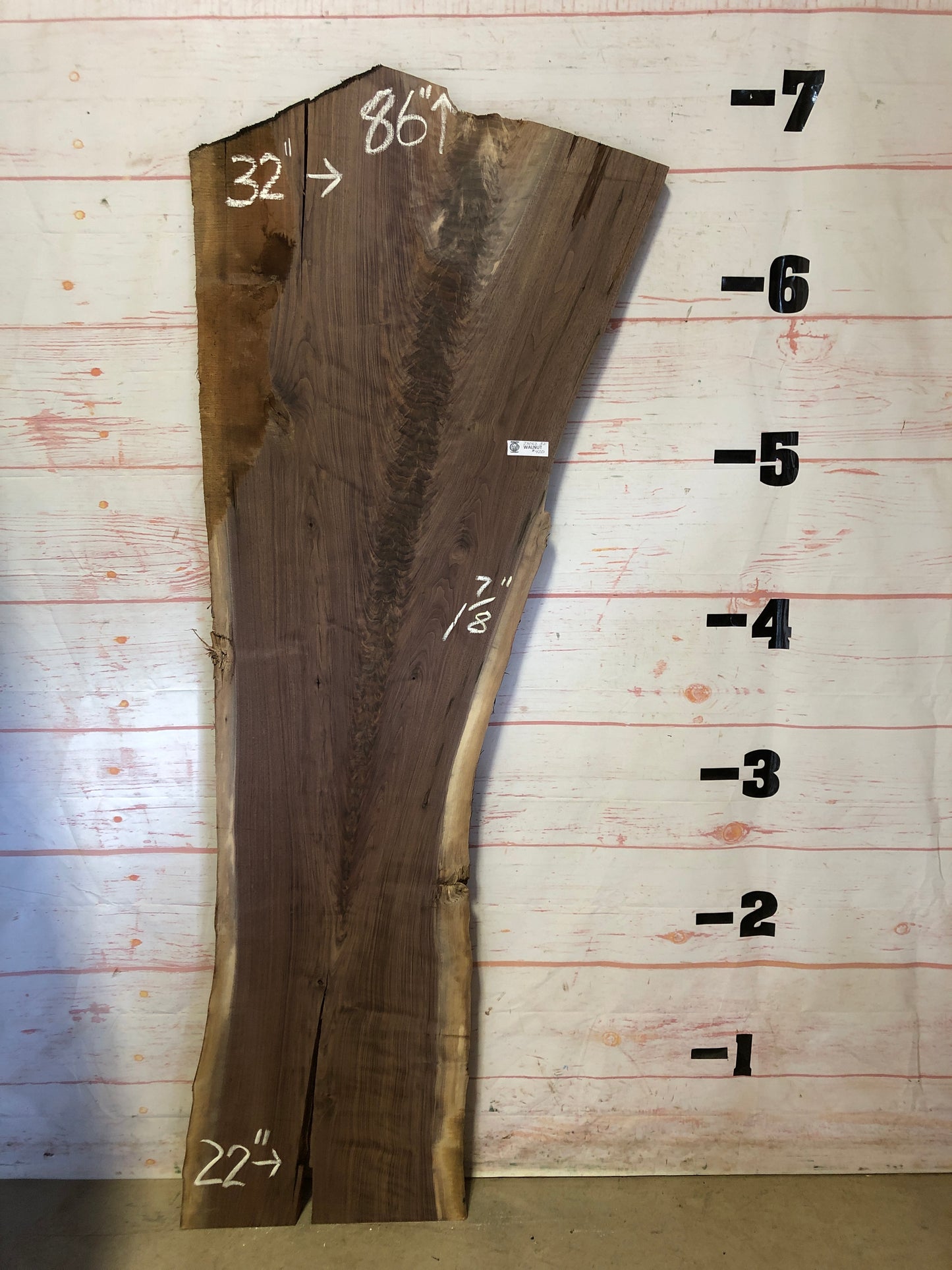 Live Edge Walnut Sku#23052F-32