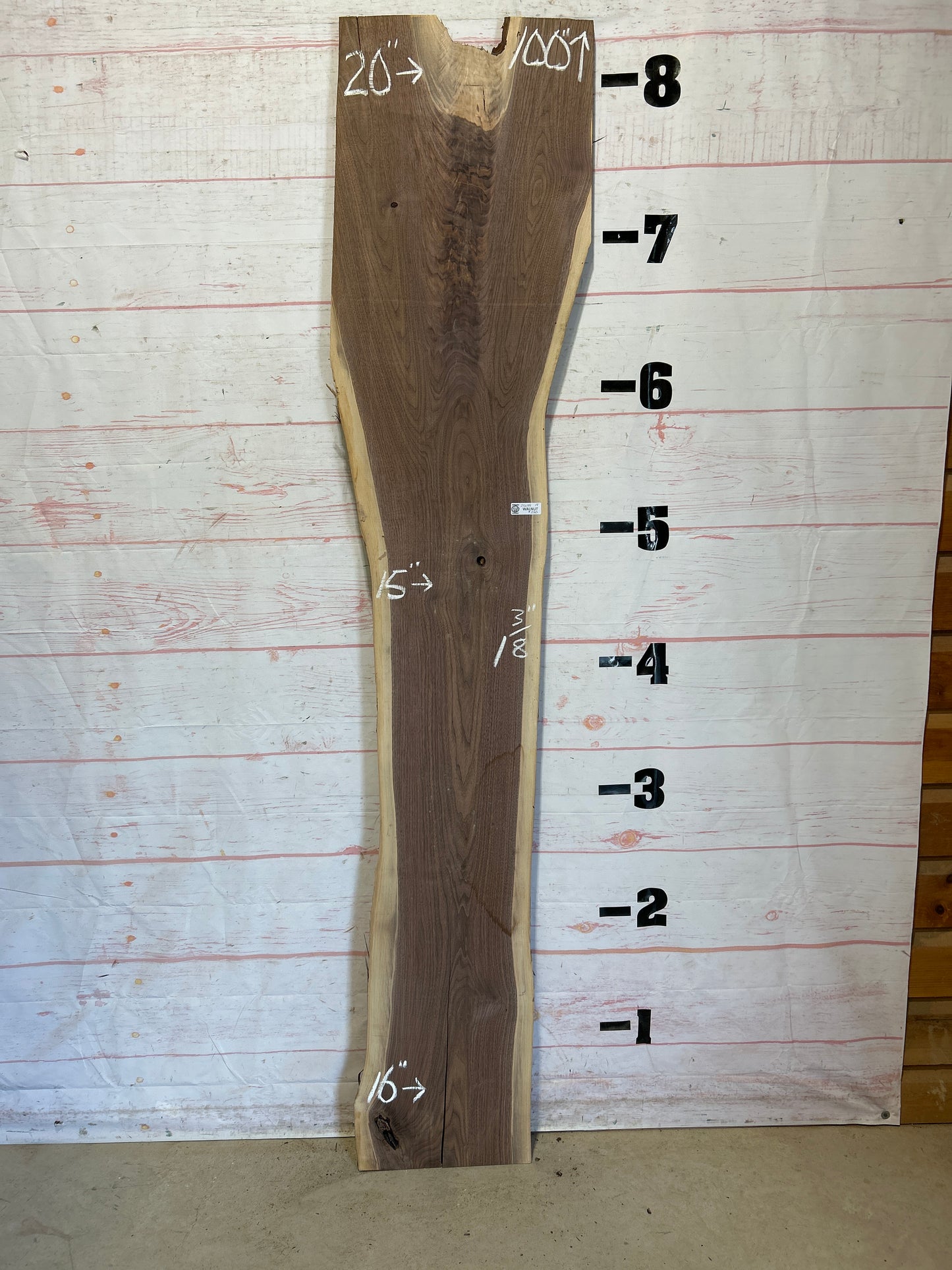Live Edge Walnut Sku#25688M-19