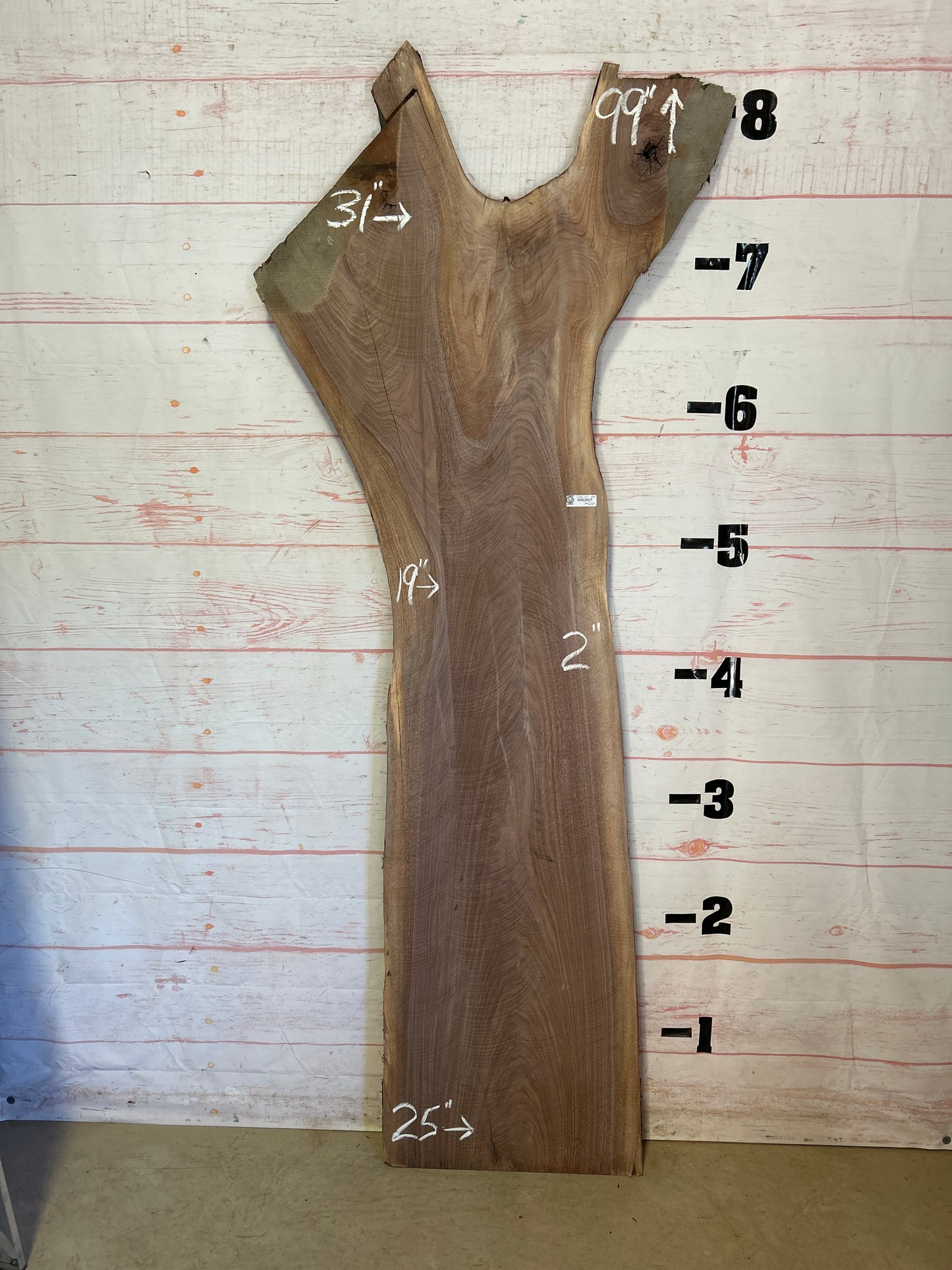 Live Edge Walnut Sku#23675J-34