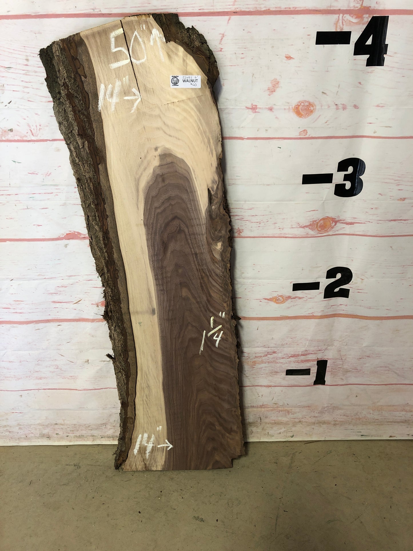 Live Edge Walnut Sku# 22451M-6