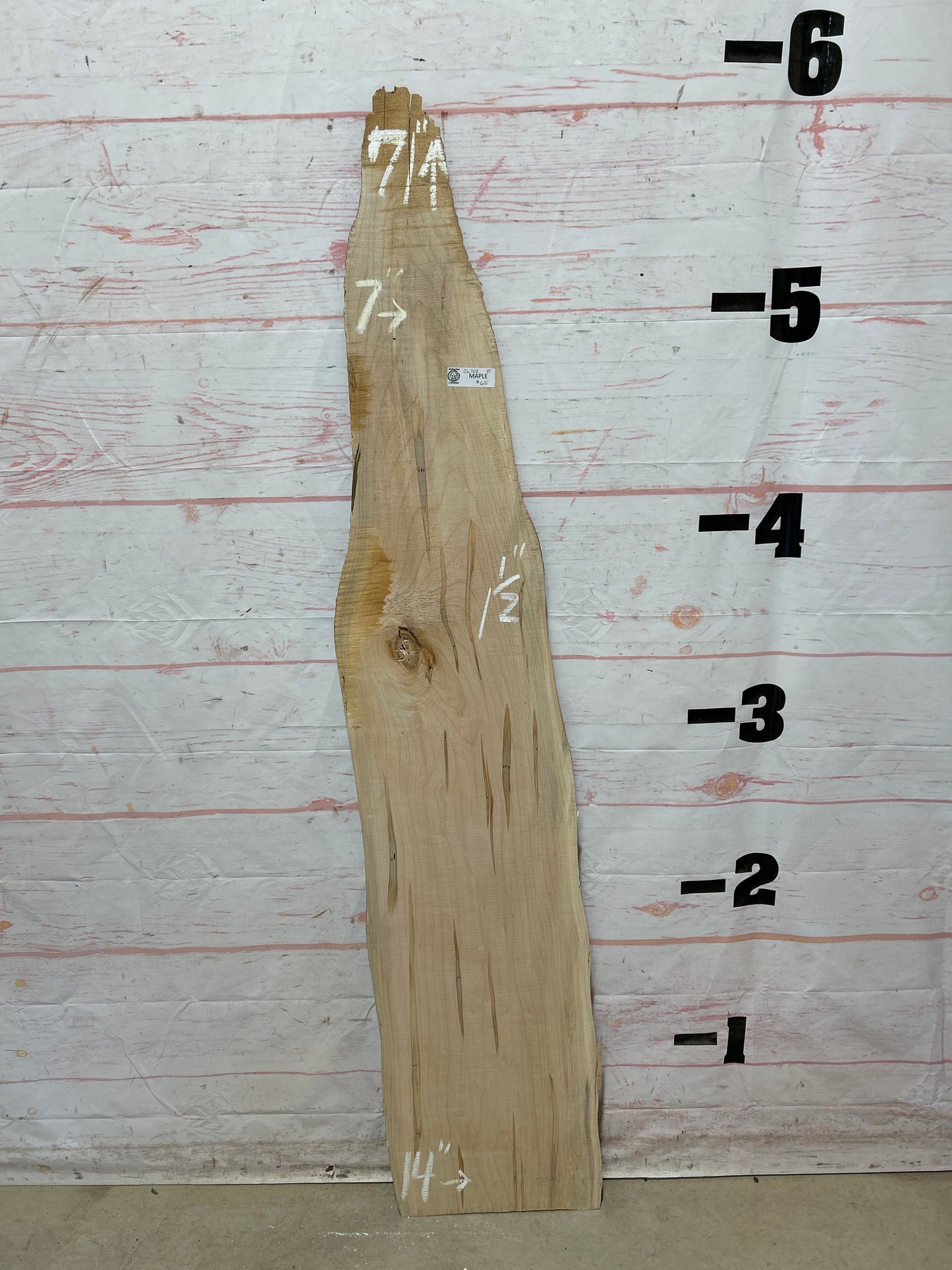 Live Edge Maple Sku#26708E-8