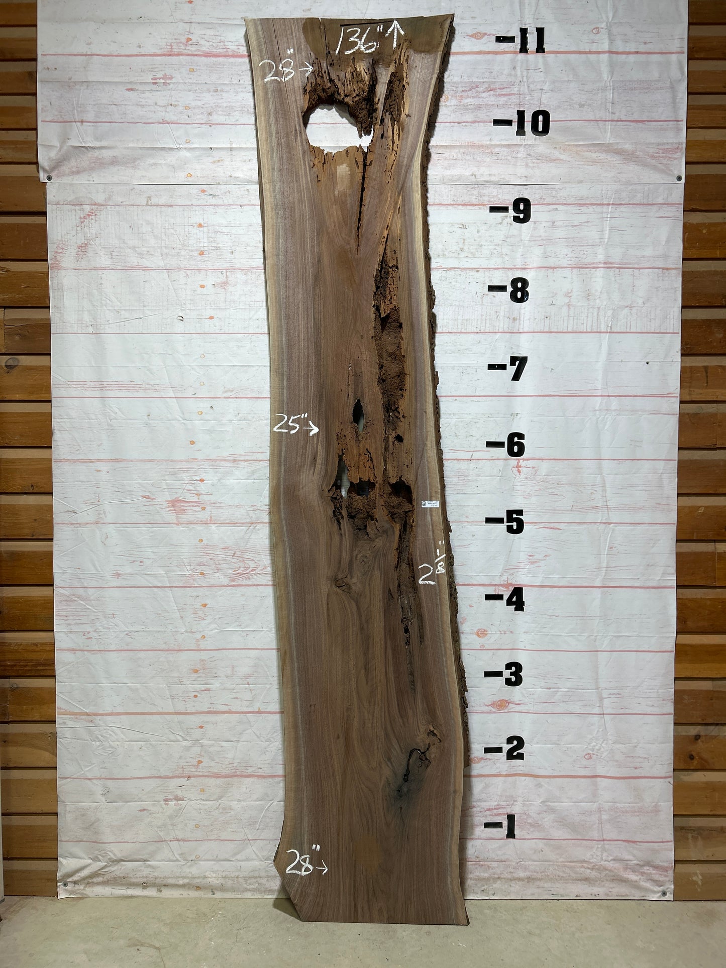 Live Edge Walnut Sku#25304-51