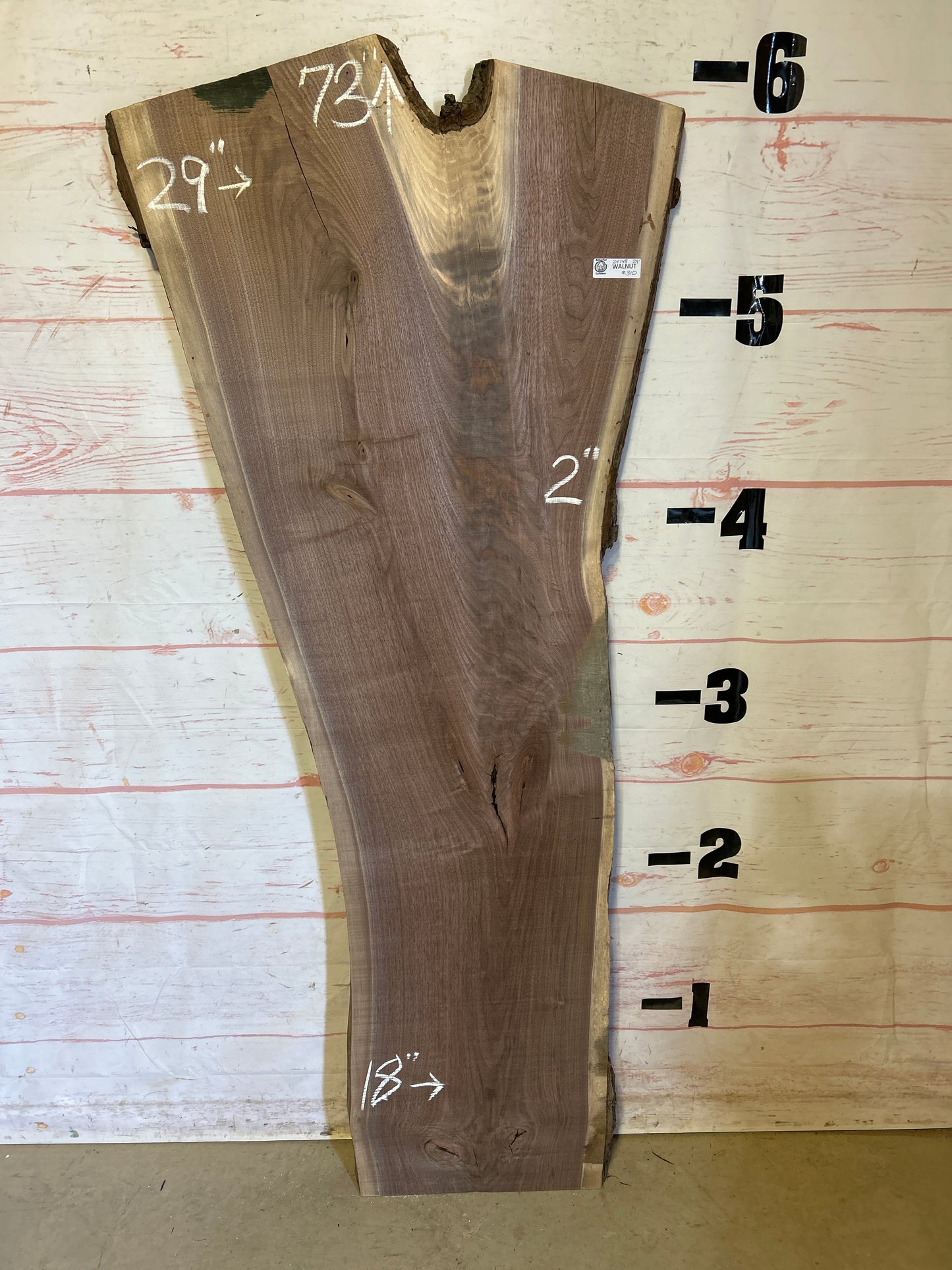 Live Edge Walnut Sku#24748A-24