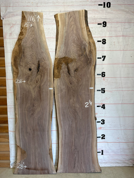 Live Edge Walnut Set Sku#26255-80