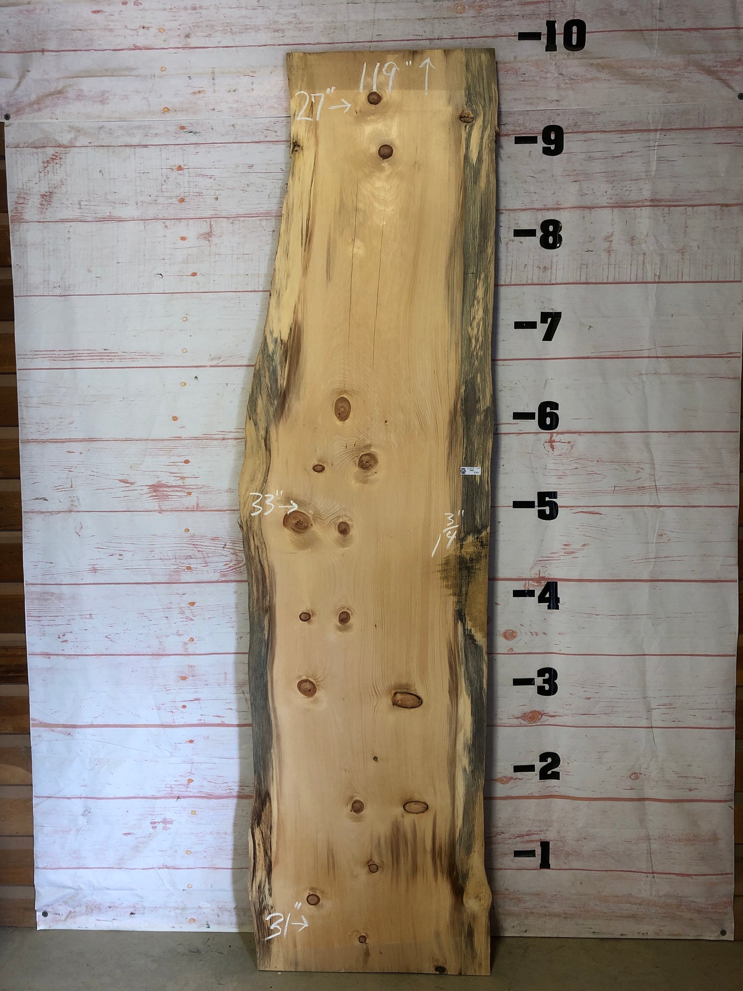 Live Edge Pine Sku# 22519-43