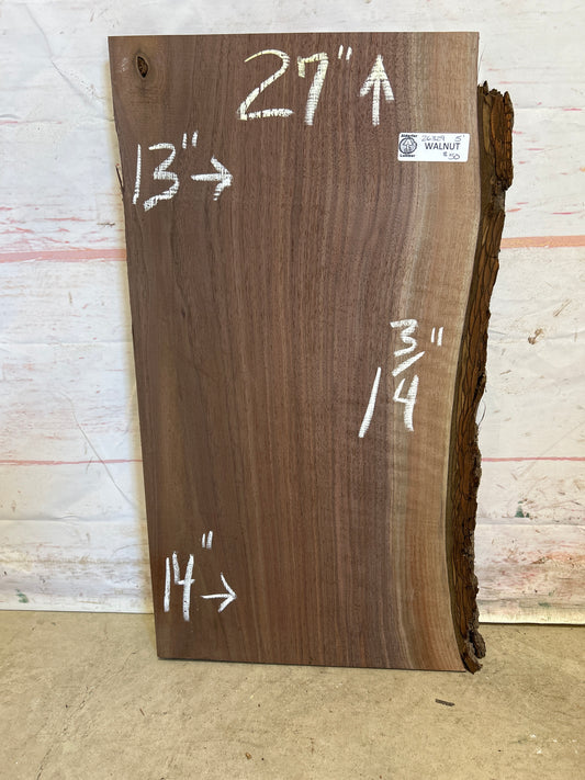Live Edge Walnut Sku#26329M-5