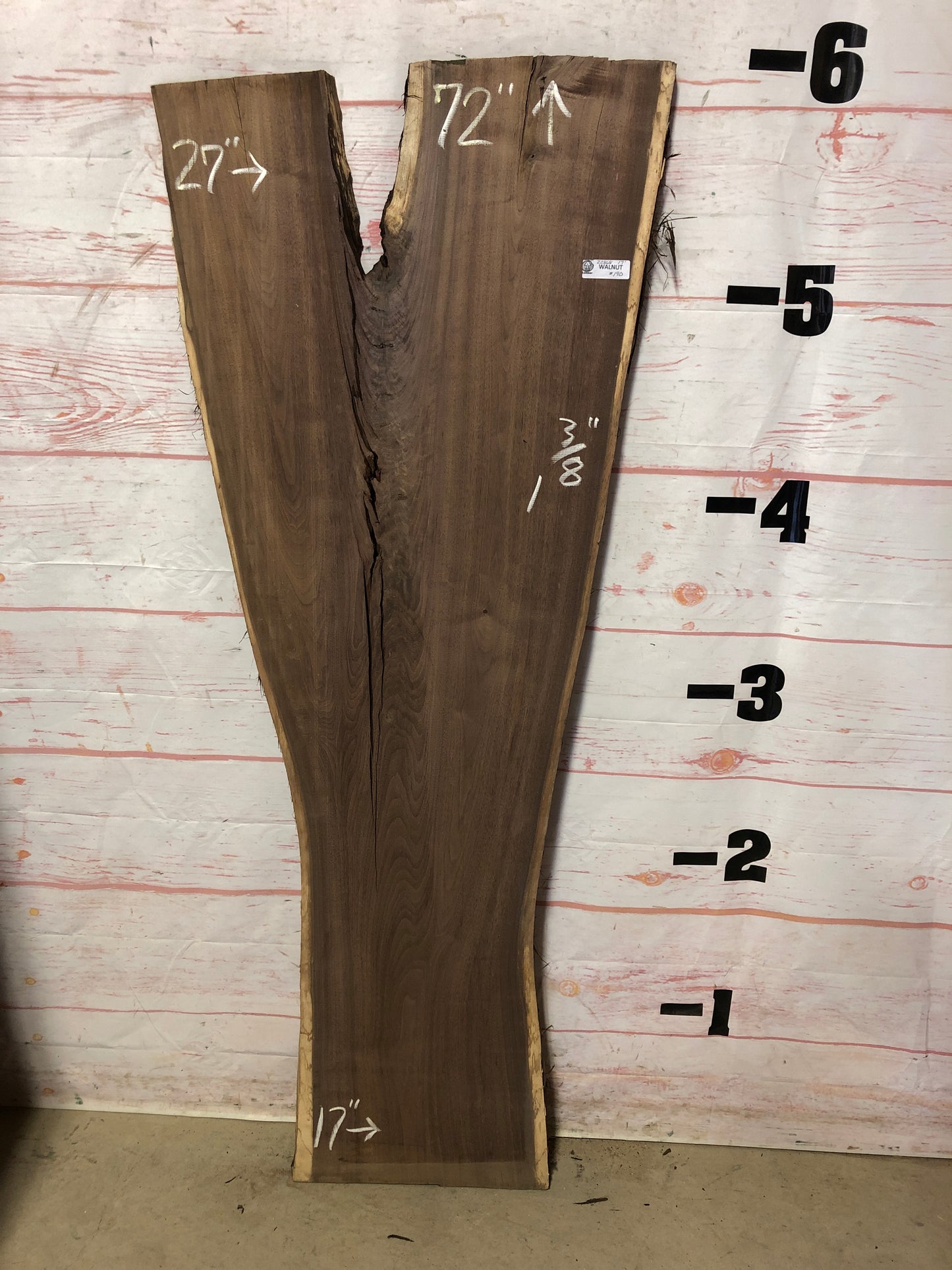 Live Edge Walnut Sku#22868A-17