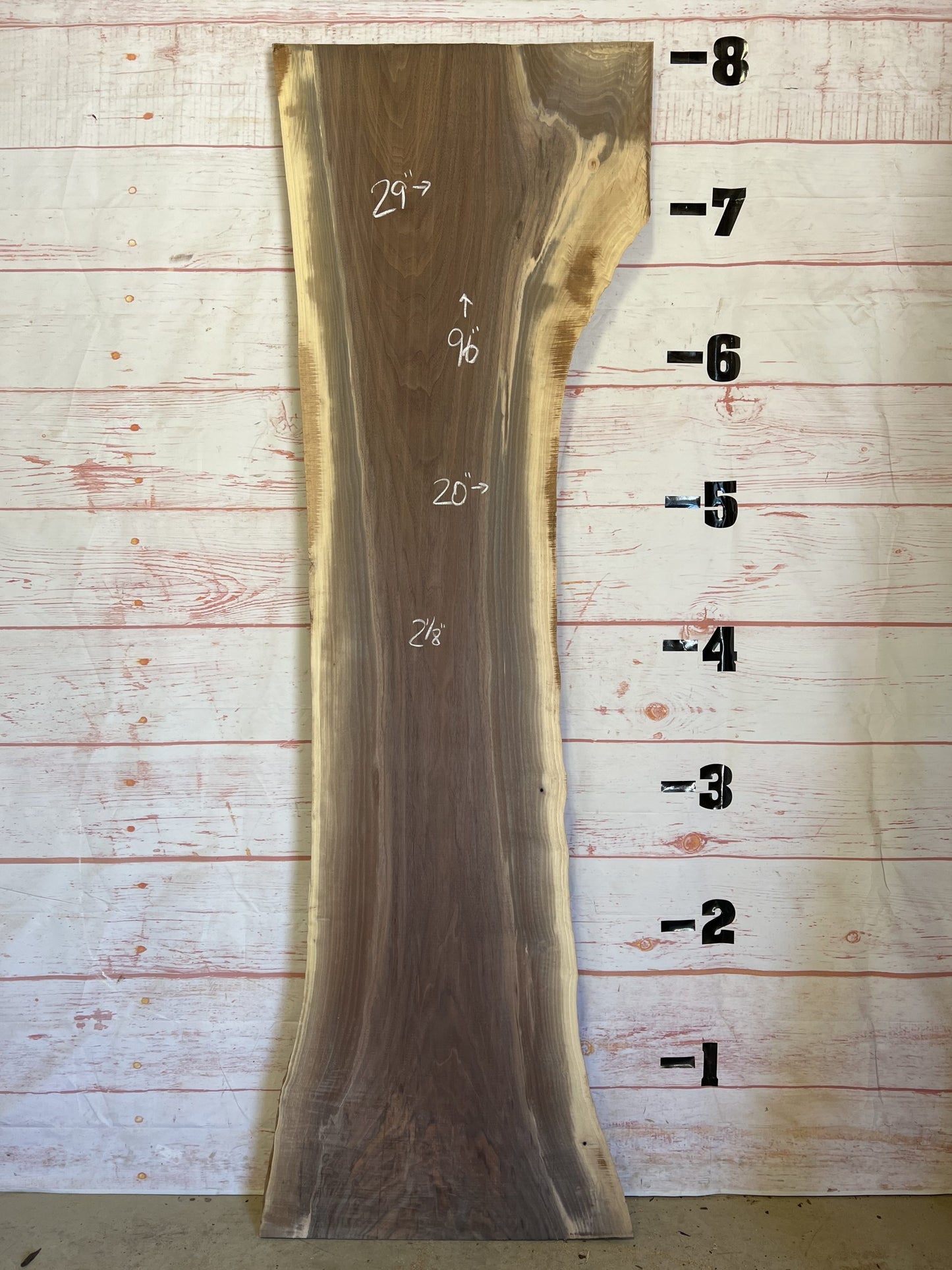 Live Edge Walnut – Sku# 17163