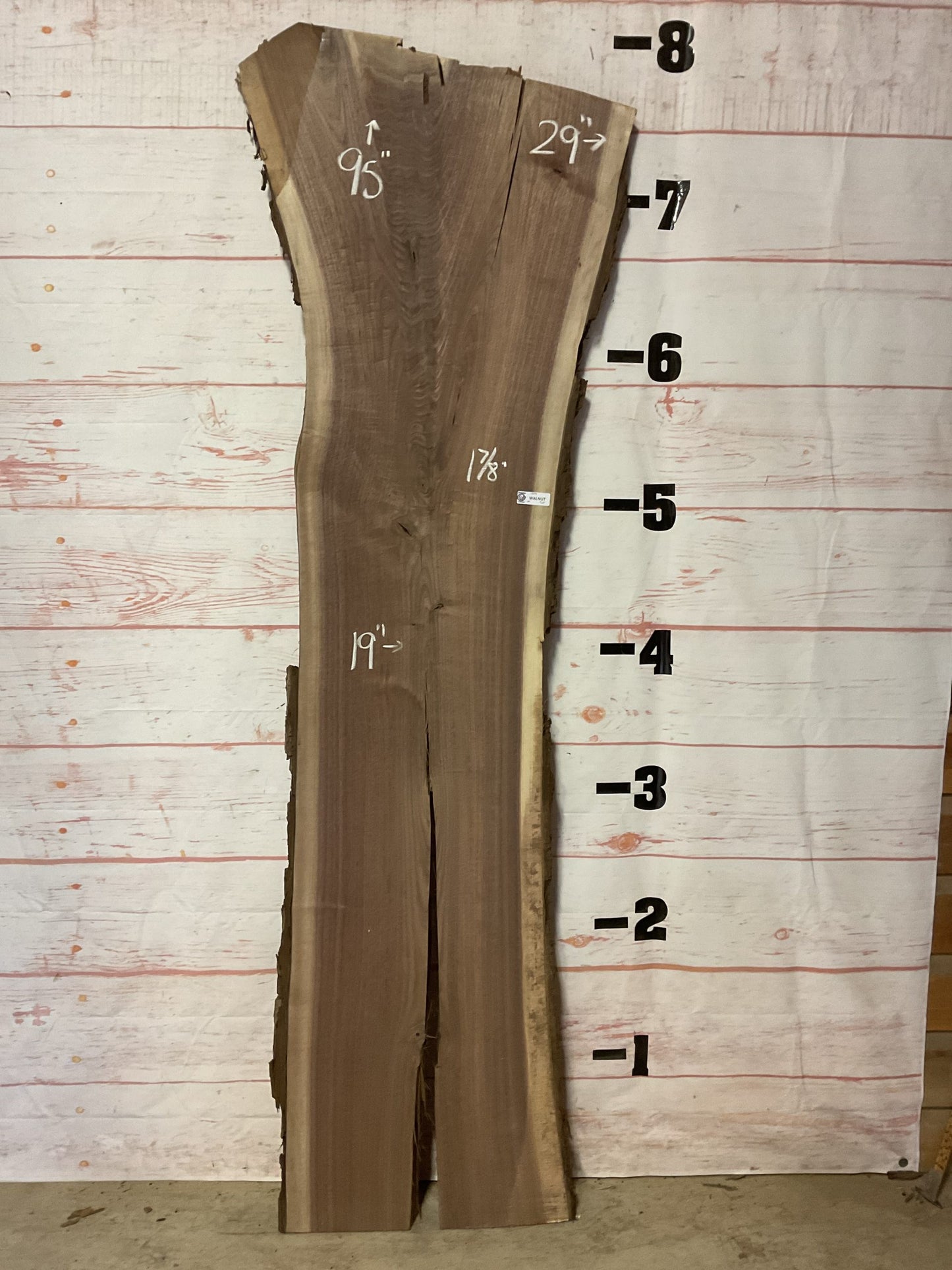 Live Edge Walnut Sku# 18624