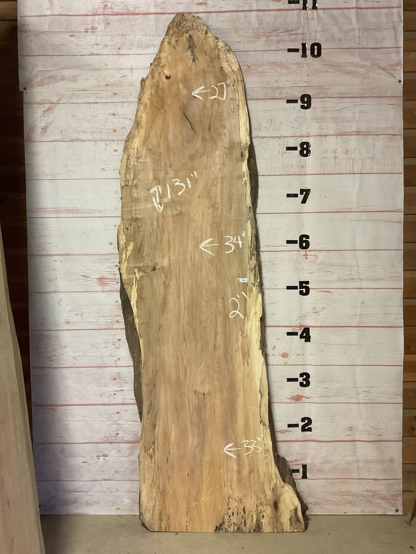 Live Edge Spalted Maple Sku# S19192