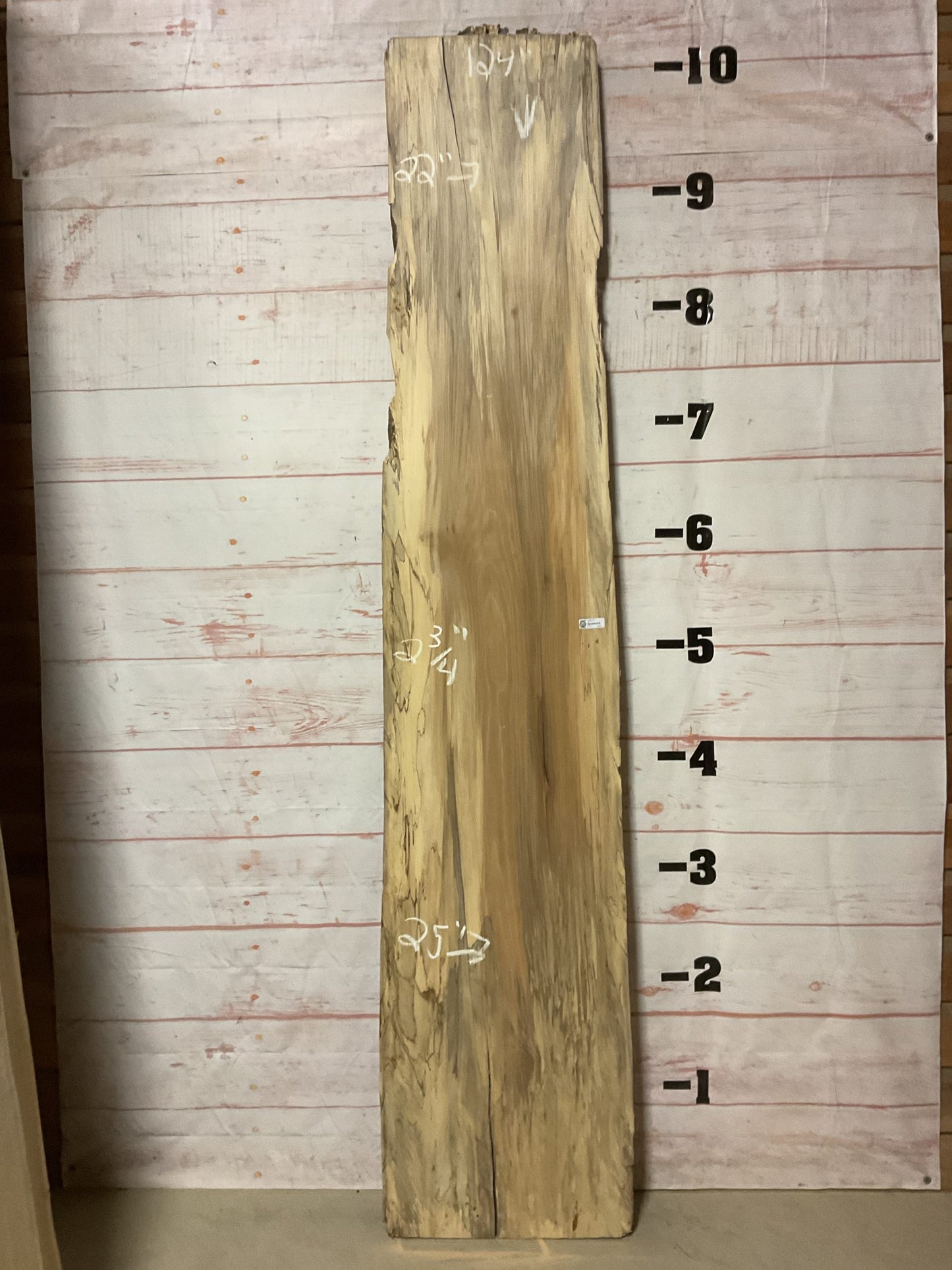 Live Edge Spalted Sycamore Sku# S19219