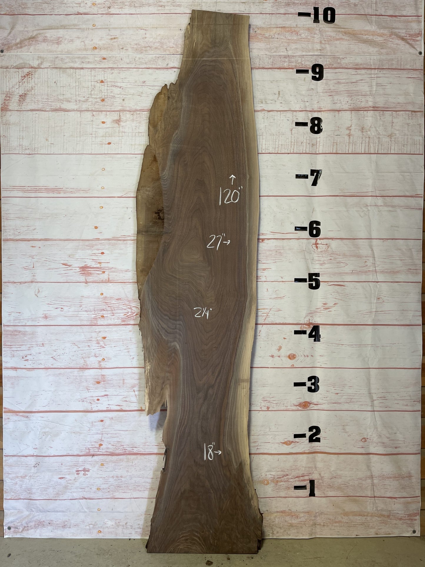 Live Edge Walnut – Sku# 16360