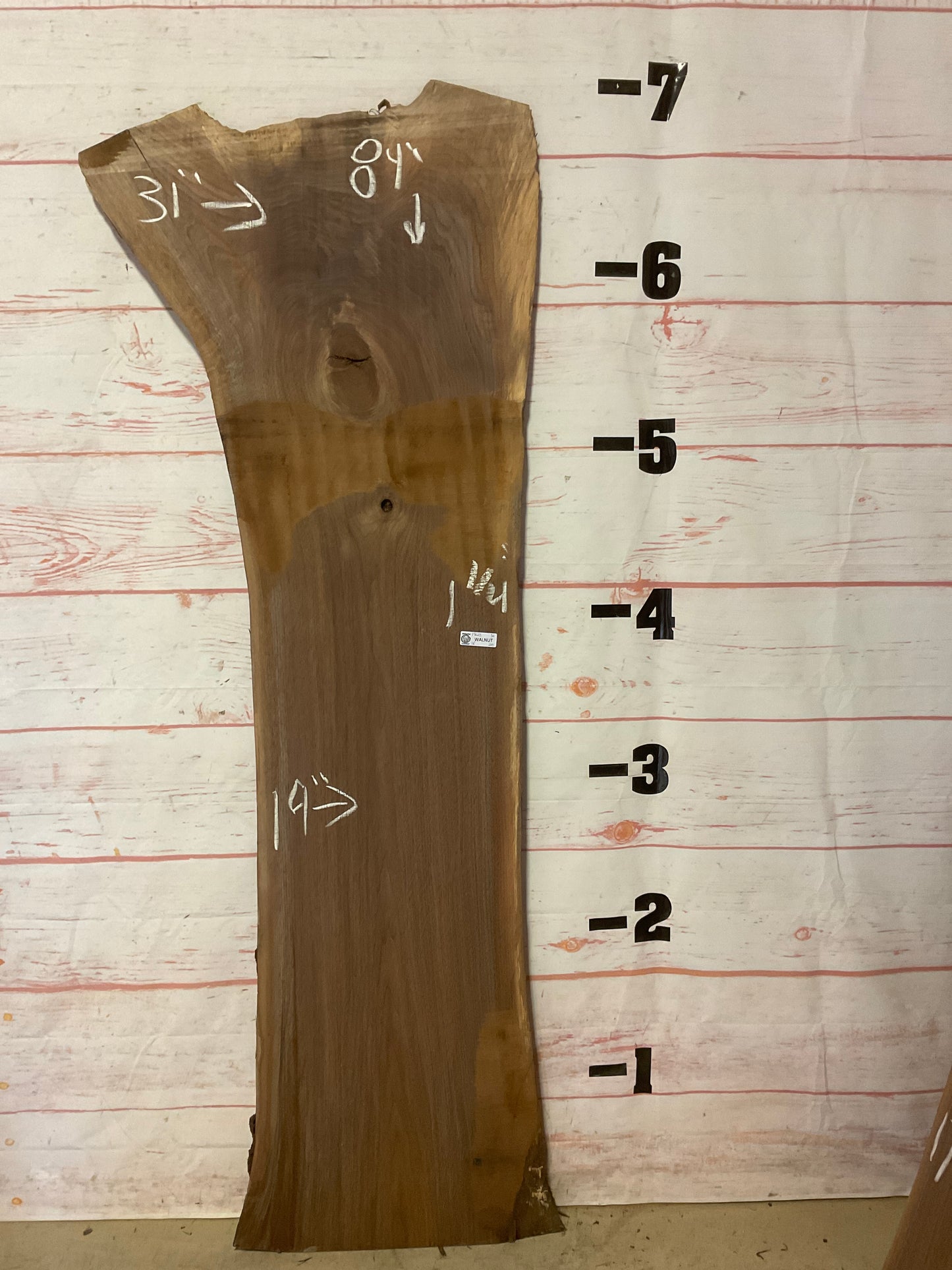 Live Edge Walnut Sku# 19628G-16